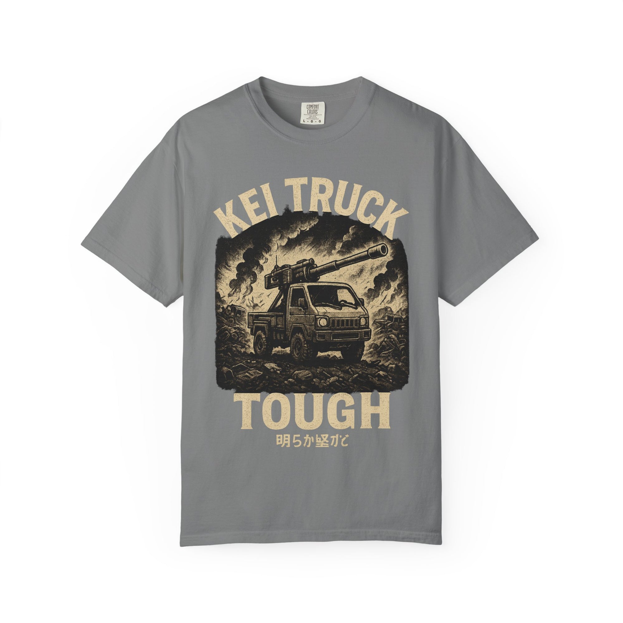 Kei Truck Tough Graphic T-Shirt — Retro Mini Truck Adventure Tee