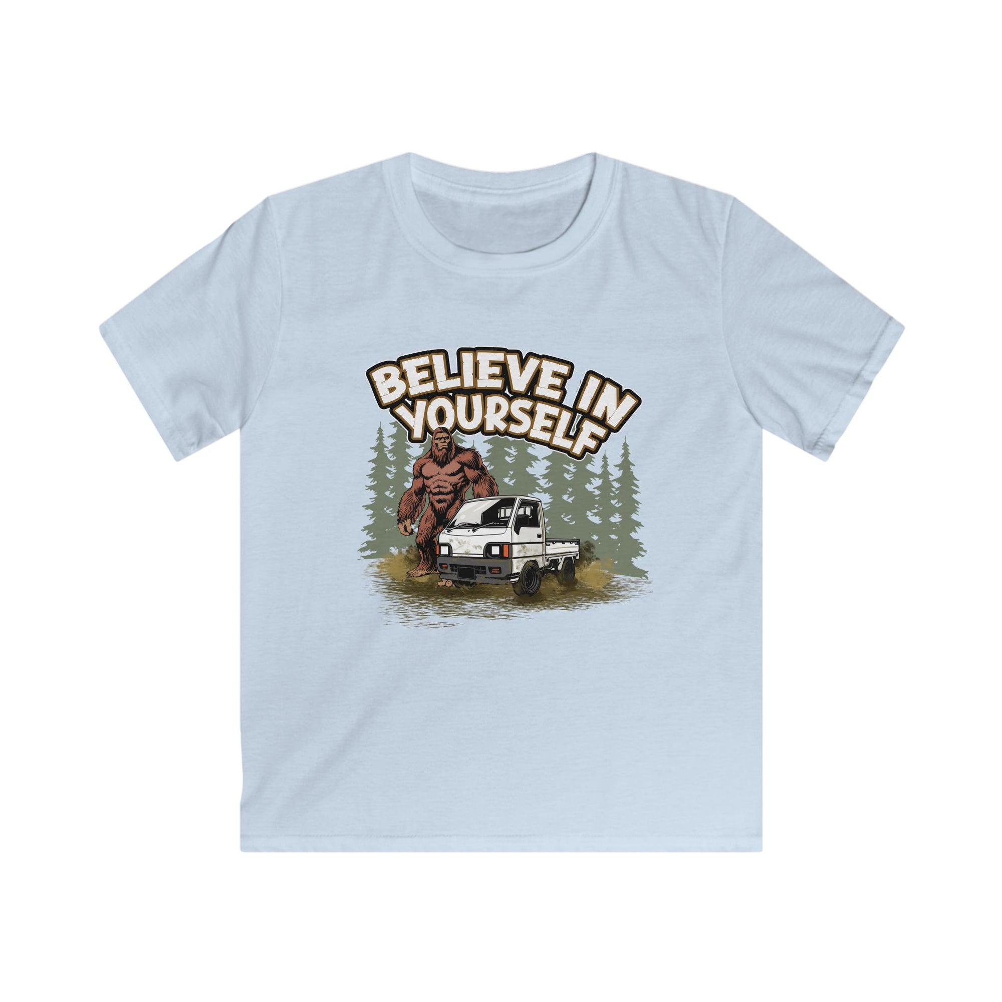 Kids 'Believe in Yourself' Sasquatch Kei Truck Tee