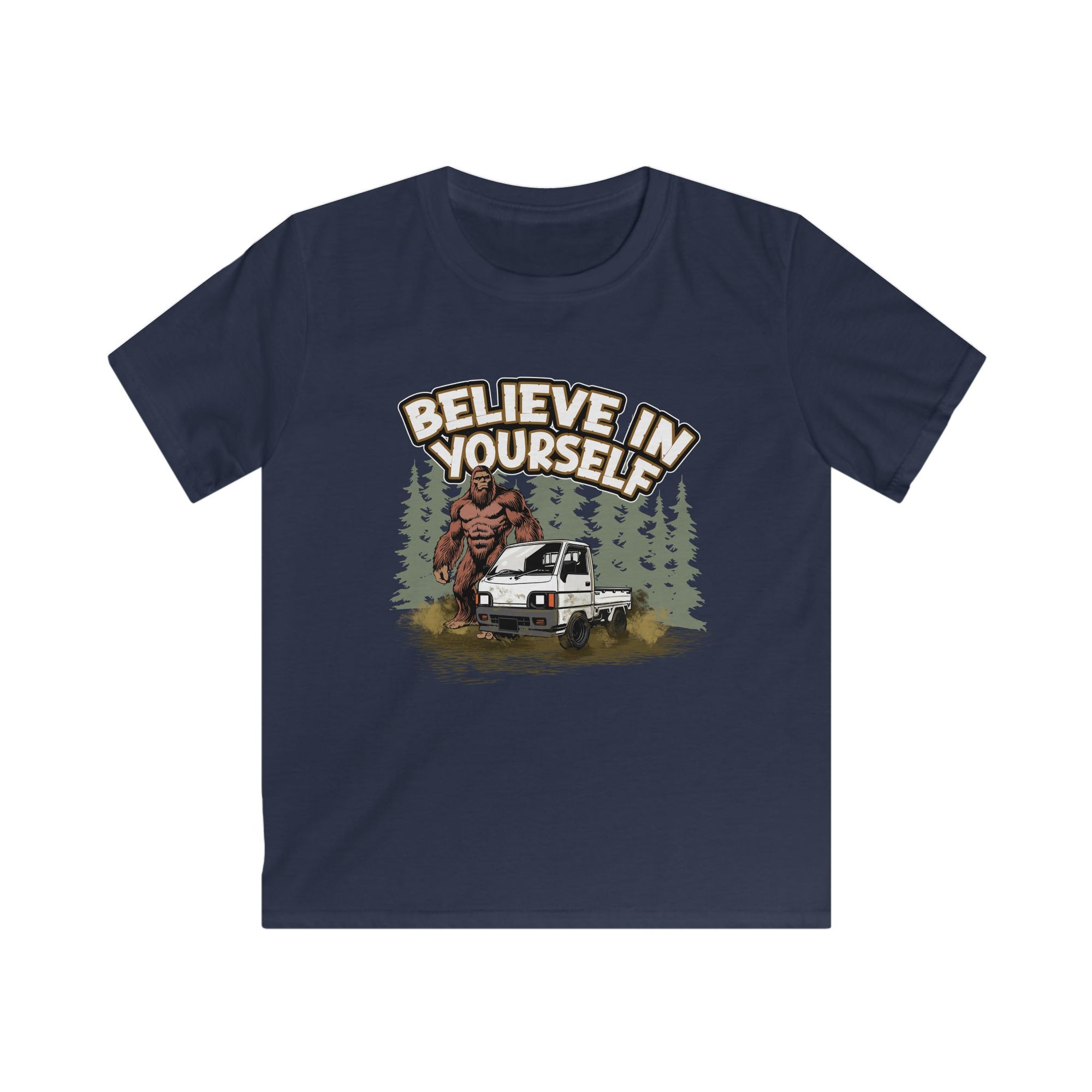 Kids 'Believe in Yourself' Sasquatch Kei Truck Tee