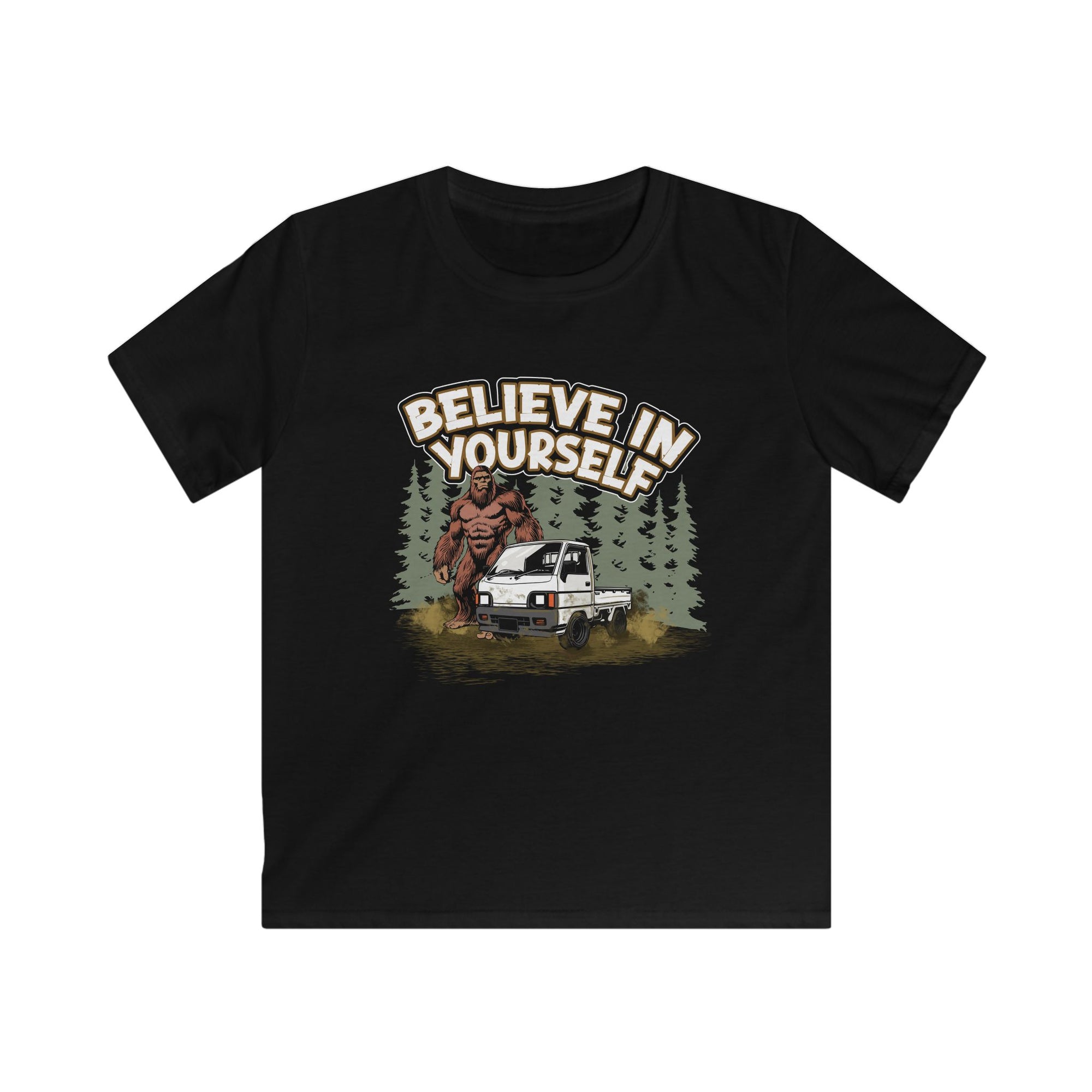 Kids 'Believe in Yourself' Sasquatch Kei Truck Tee