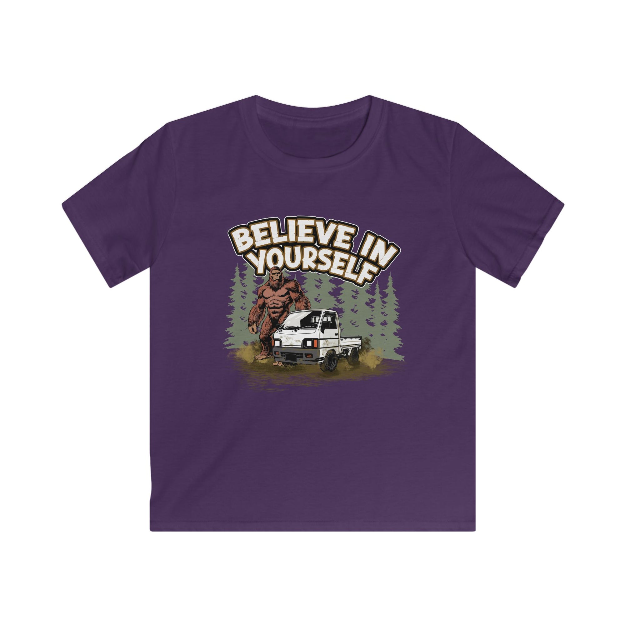 Kids 'Believe in Yourself' Sasquatch Kei Truck Tee