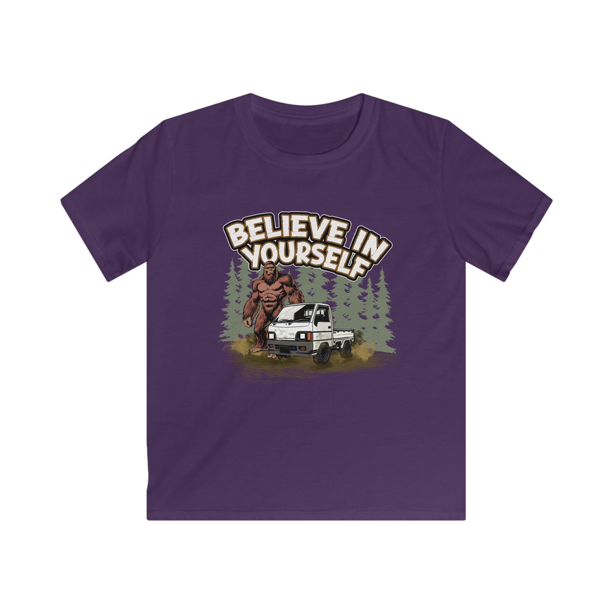 Kids 'Believe in Yourself' Sasquatch Kei Truck Tee