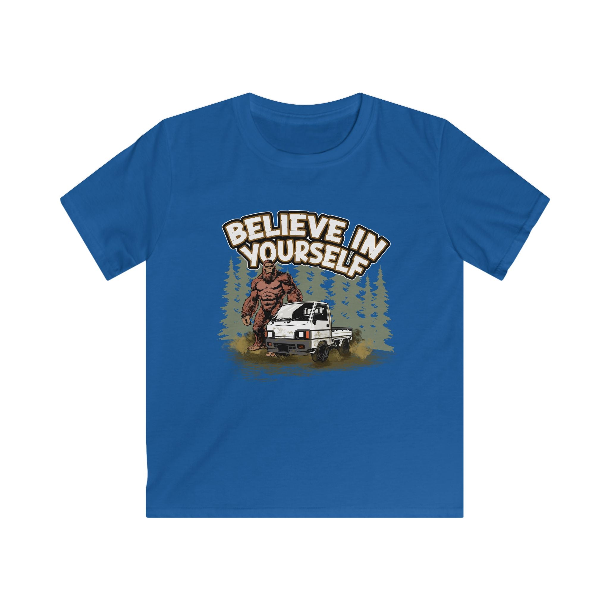 Kids 'Believe in Yourself' Sasquatch Kei Truck Tee