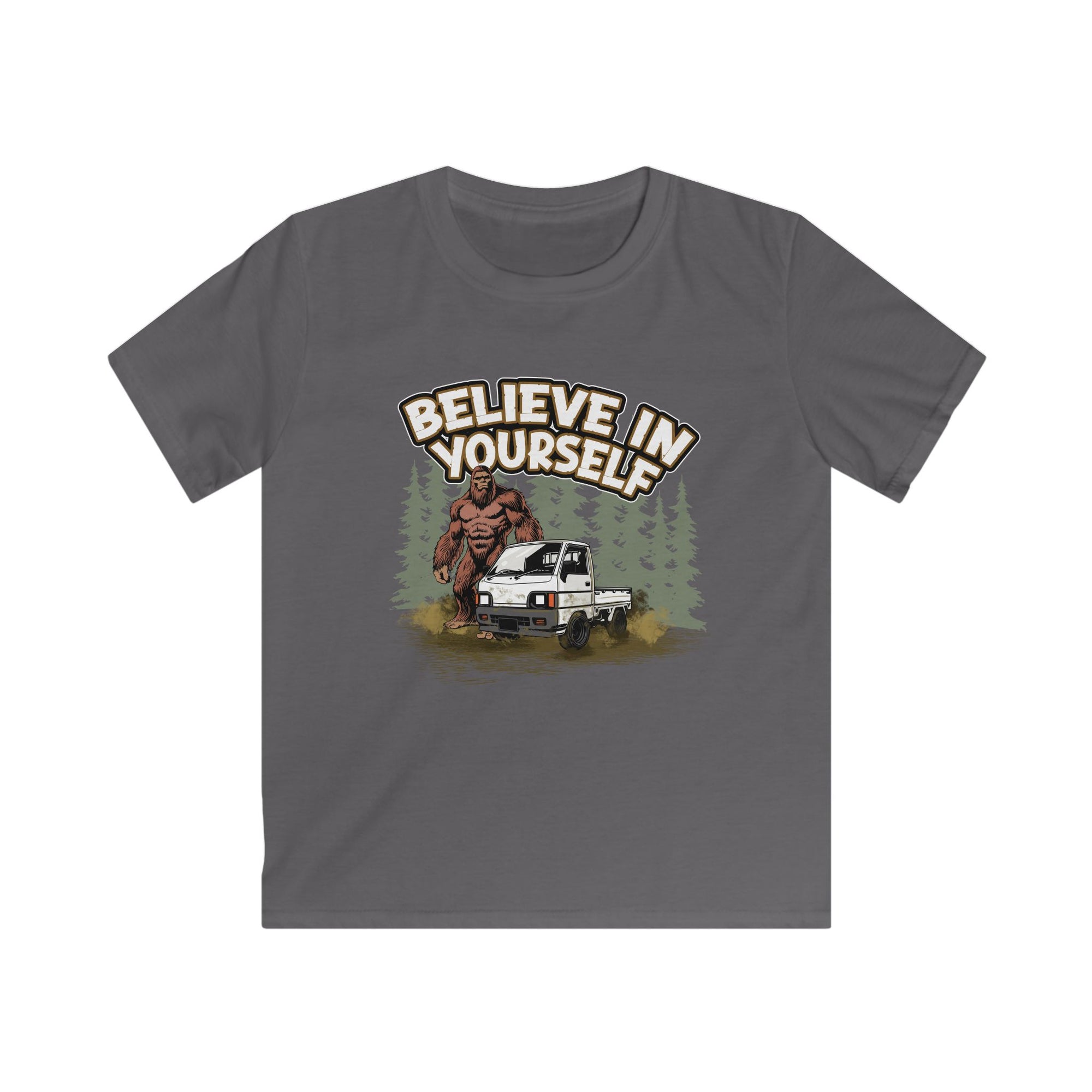 Kids 'Believe in Yourself' Sasquatch Kei Truck Tee