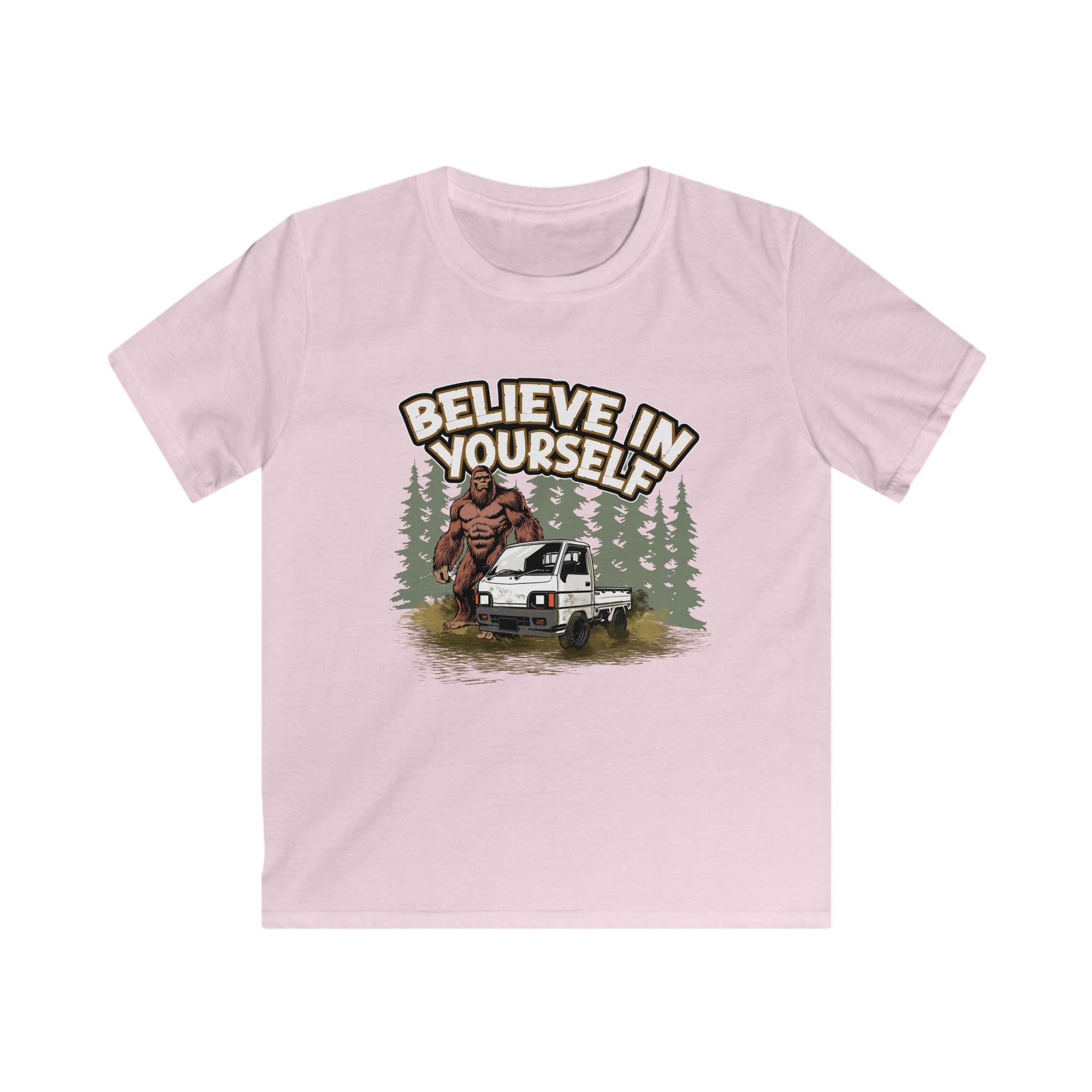 Kids 'Believe in Yourself' Sasquatch Kei Truck Tee