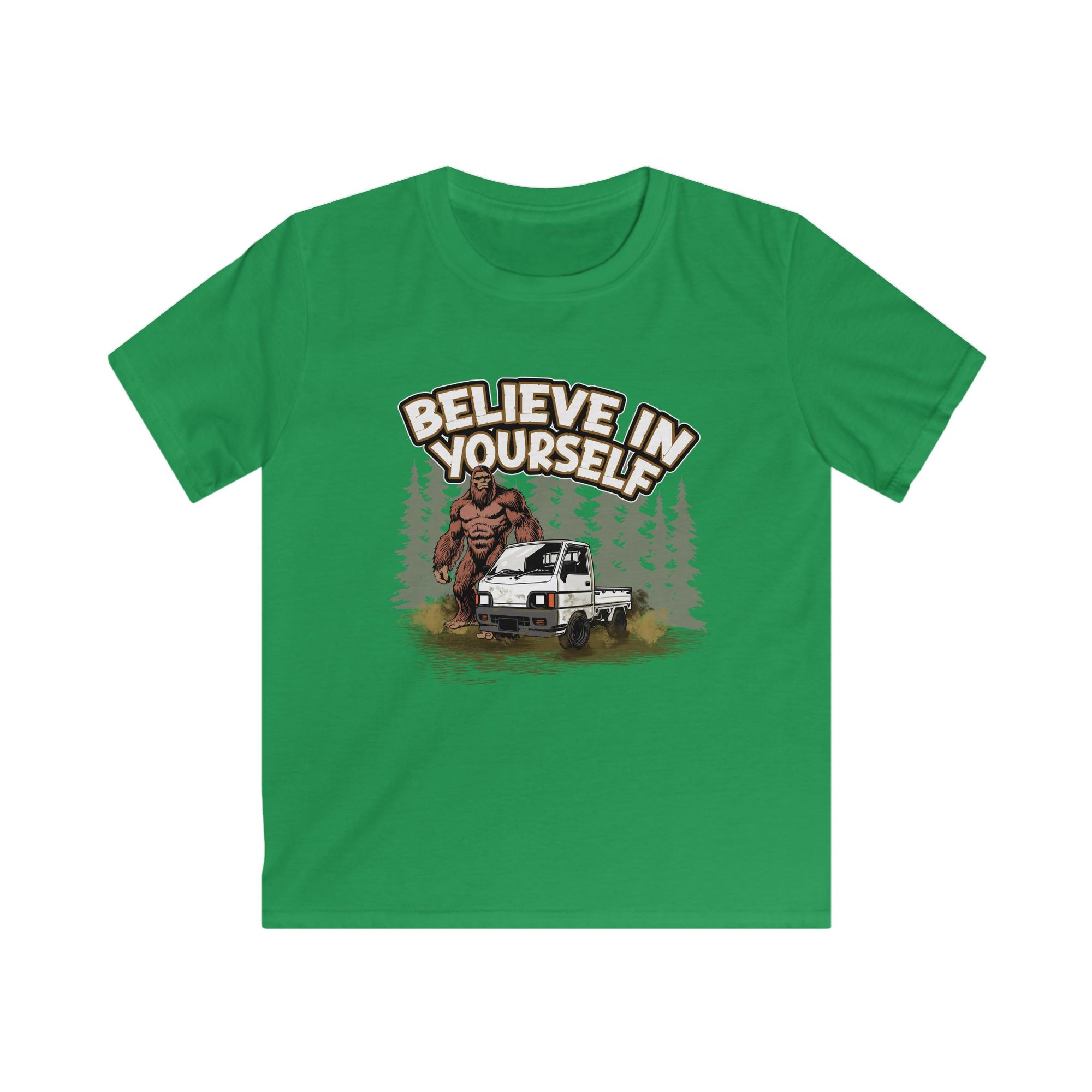 Kids 'Believe in Yourself' Sasquatch Kei Truck Tee