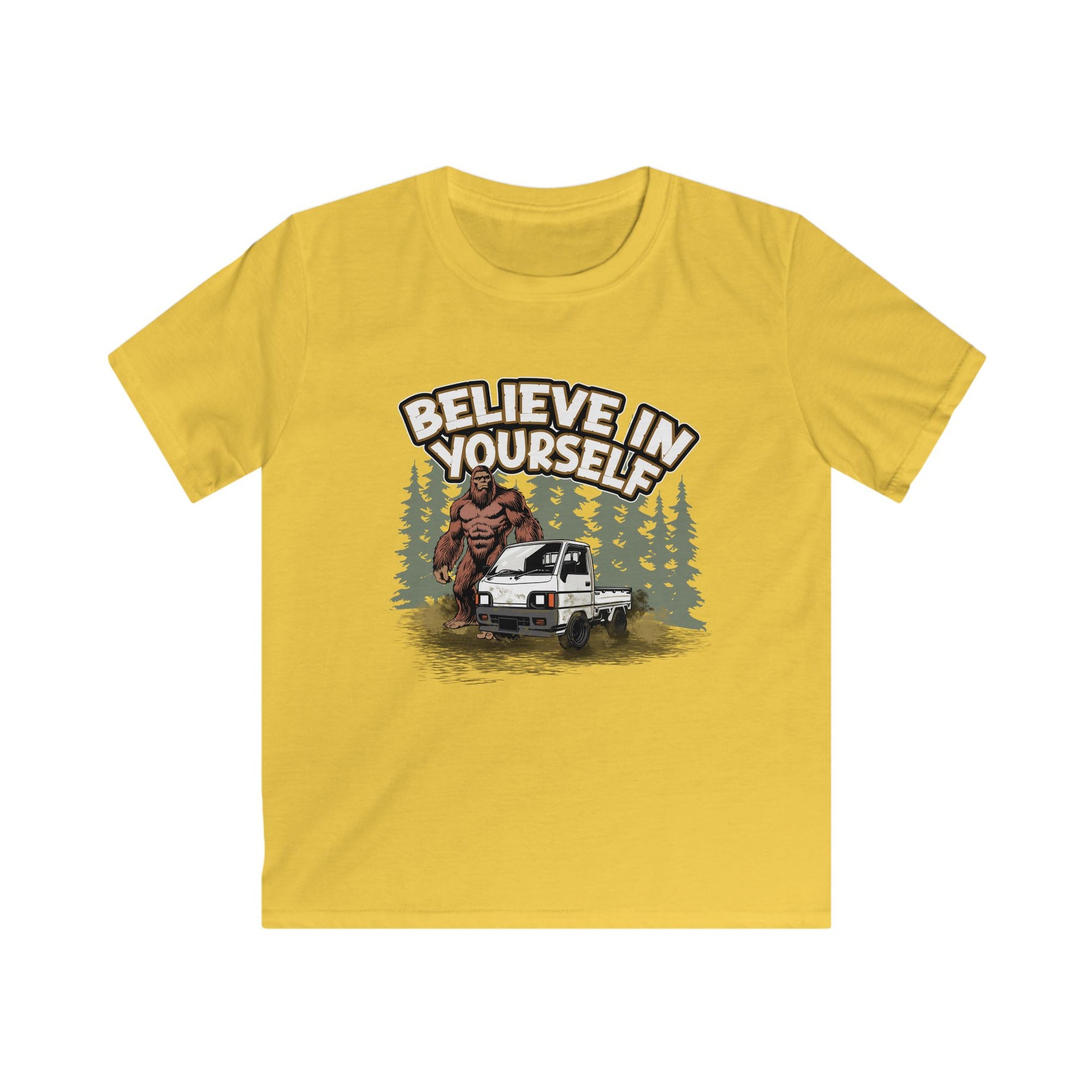 Kids 'Believe in Yourself' Sasquatch Kei Truck Tee