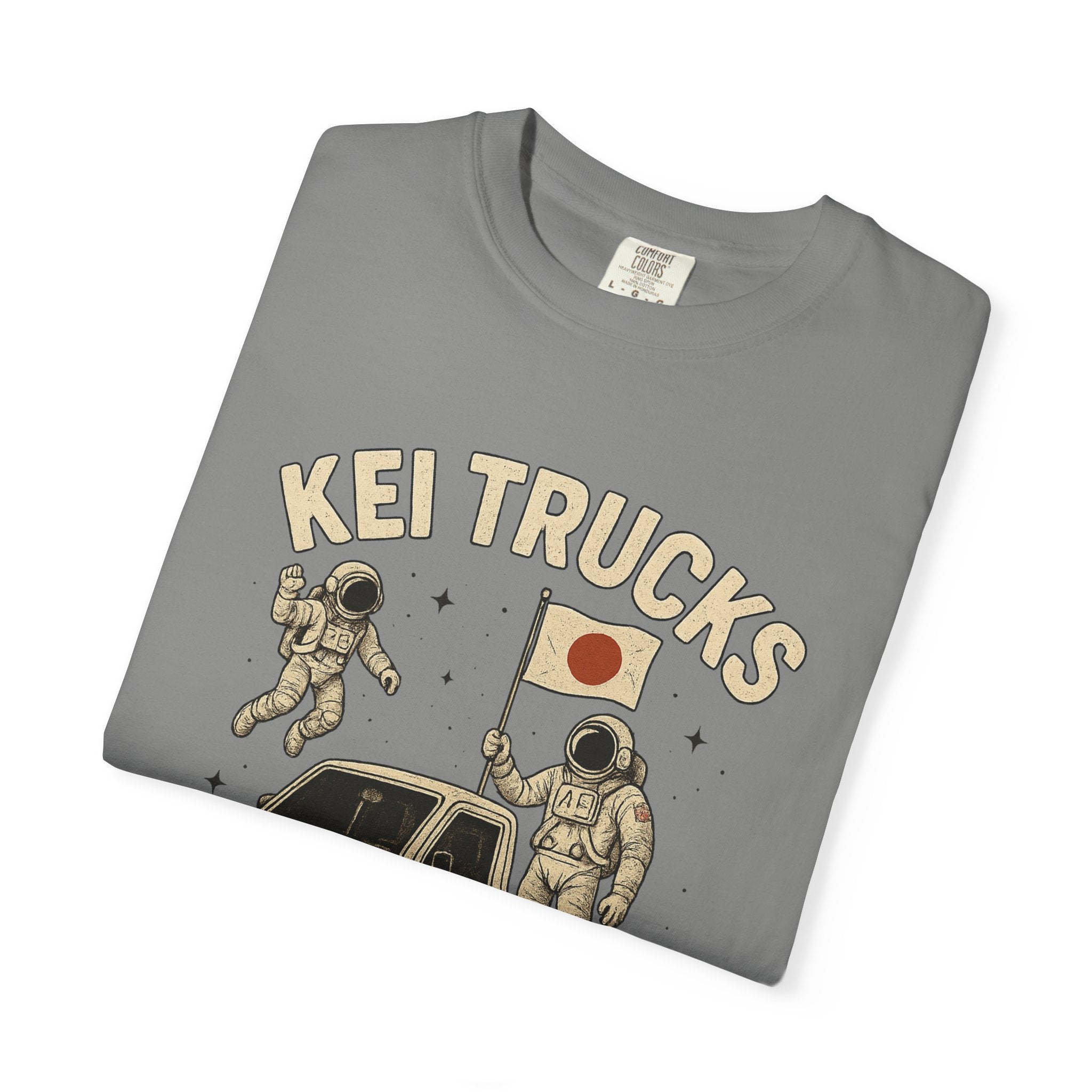 Kei Trucks Go Anywhere T-Shirt — Astronaut Mini Truck Tee