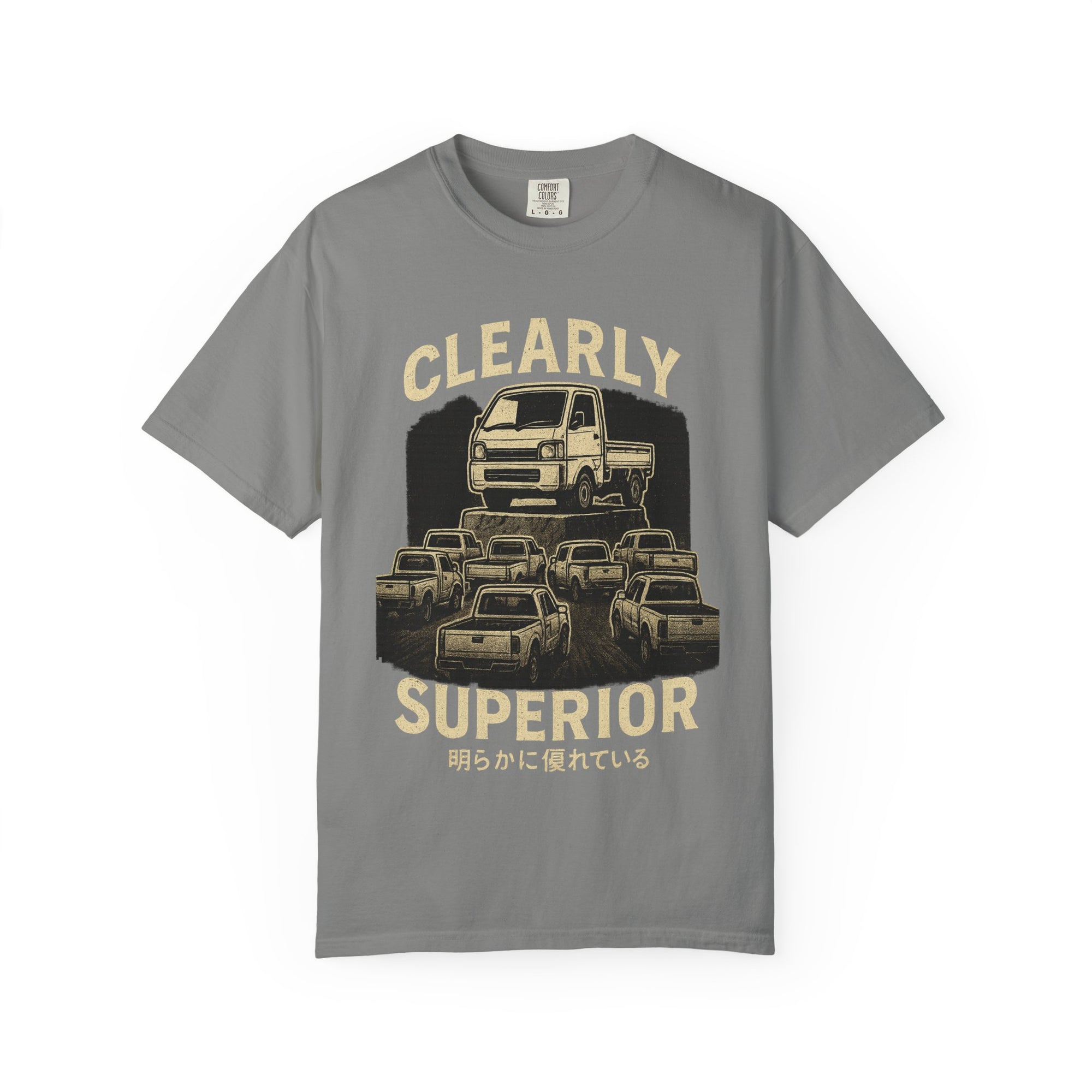 Clearly Superior Kei Truck T-Shirt — Retro Car Crew Graphic Tee