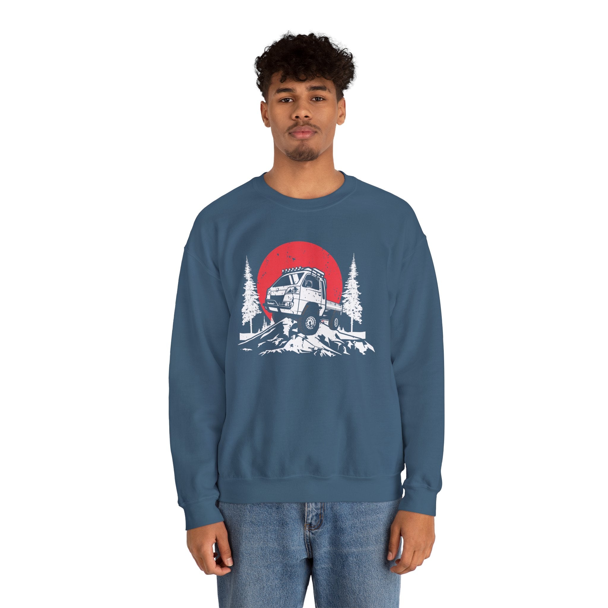 Kei Truck Mountain Crewneck Sweatshirt