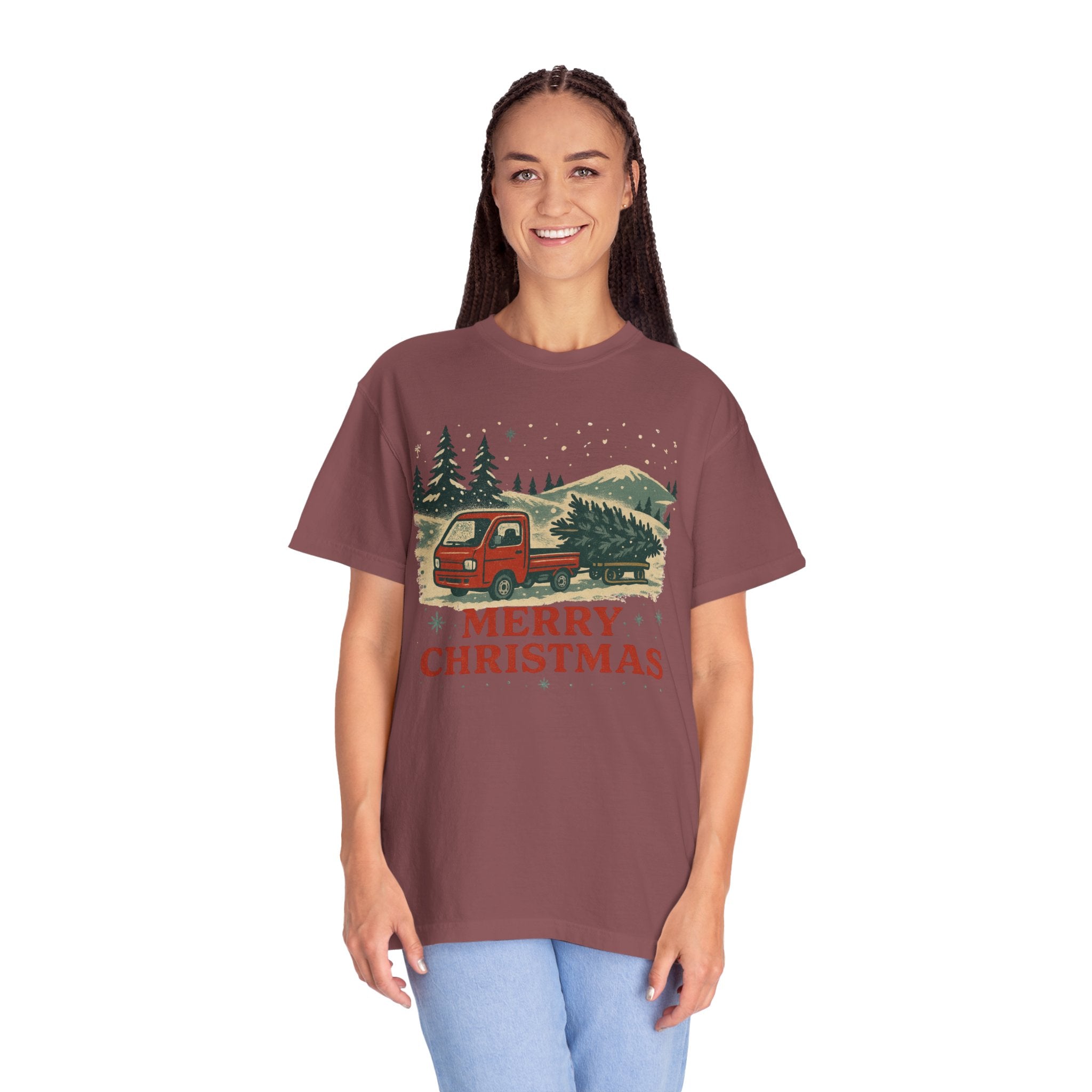 Merry Christmas Vintage Kei Truck T-Shirt