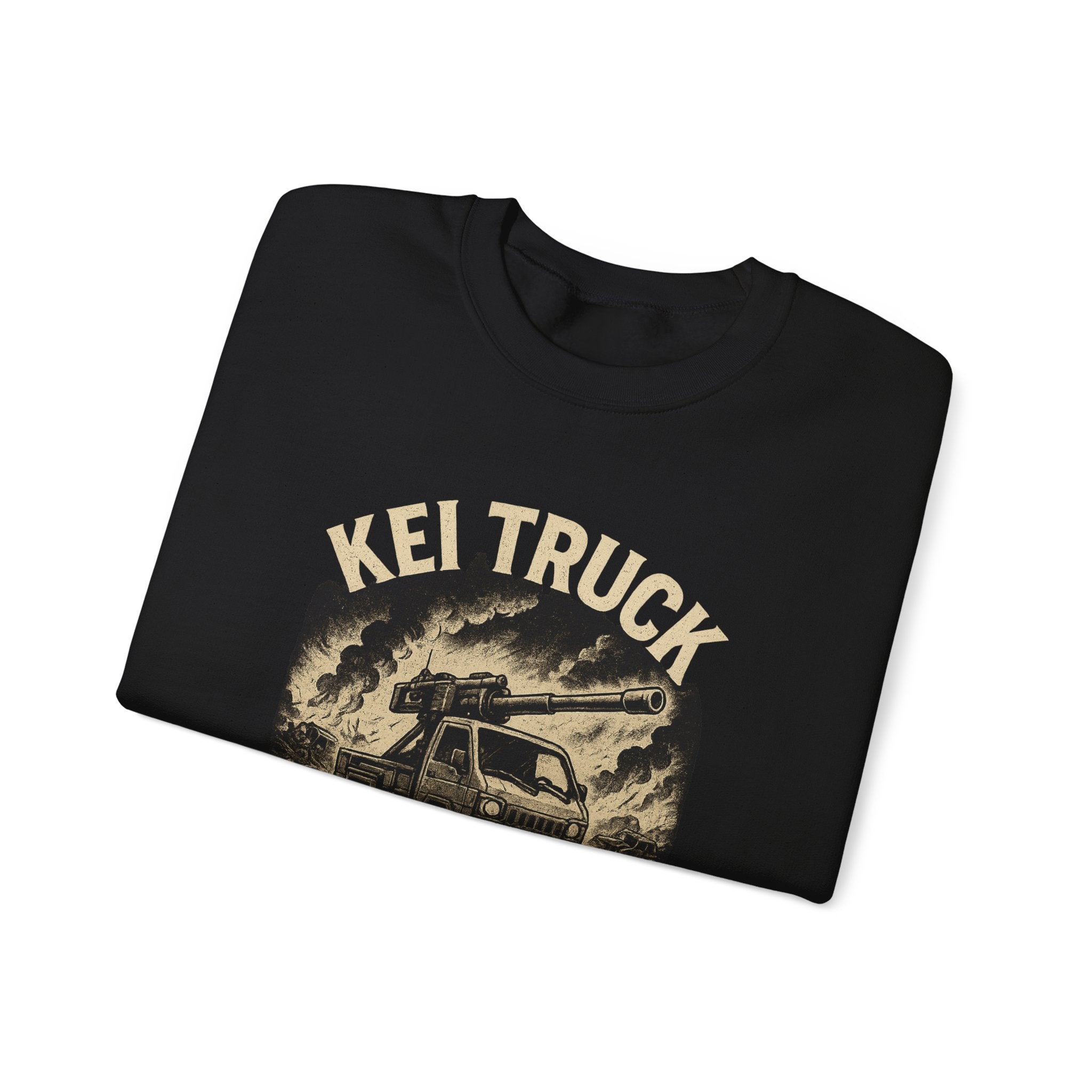 Kei Truck Tough Vintage Off-Road Graphic Heavy Blend™ Crewneck Sweatshirt