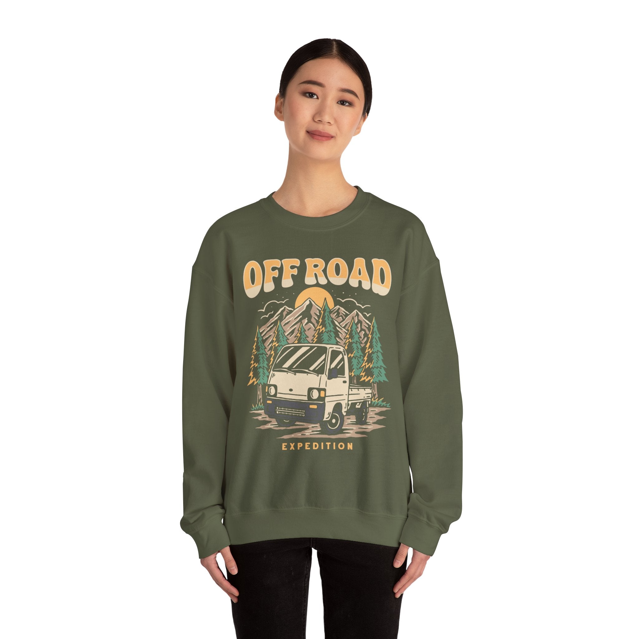 OFF Road Kei Truck Heavy Blend™ Crewneck Sweatshirt