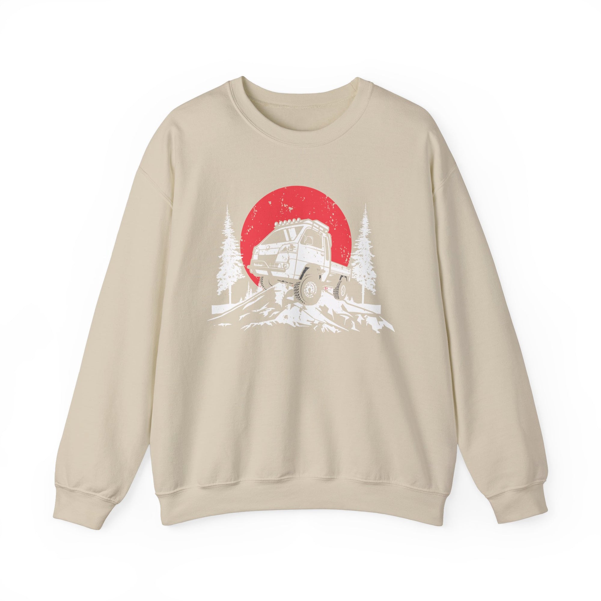 Kei Truck Mountain Crewneck Sweatshirt