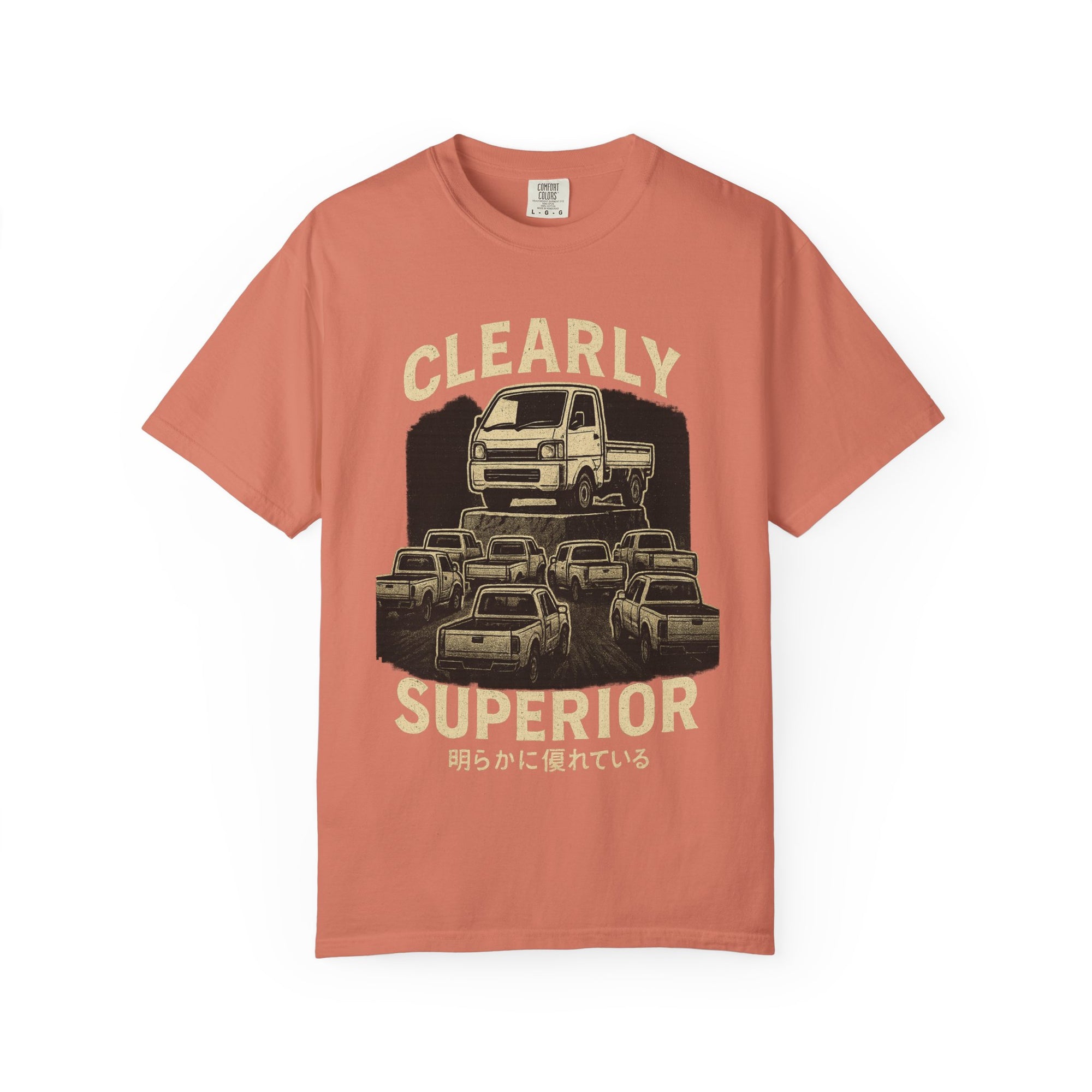 Clearly Superior Kei Truck T-Shirt — Retro Car Crew Graphic Tee
