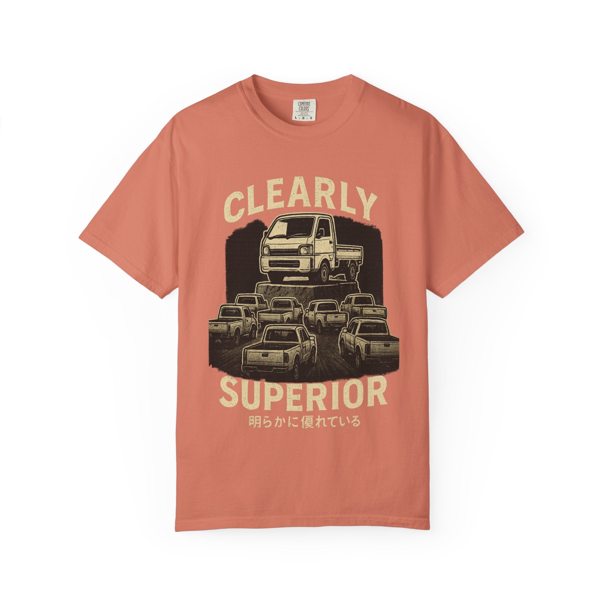 Clearly Superior Kei Truck T-Shirt — Retro Car Crew Graphic Tee
