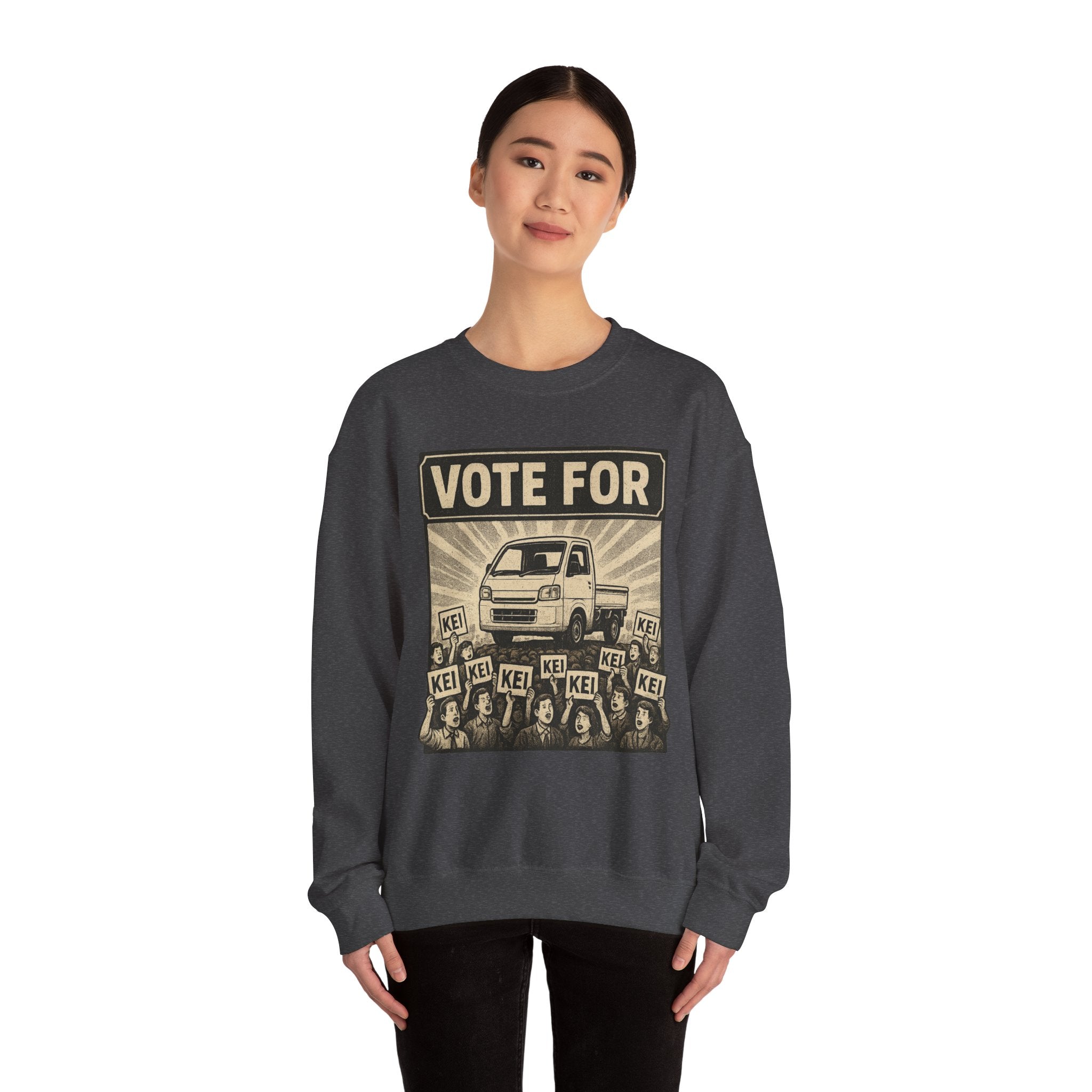 Vote For Kei Trucks Heavy Blend™ Crewneck Sweatshirt