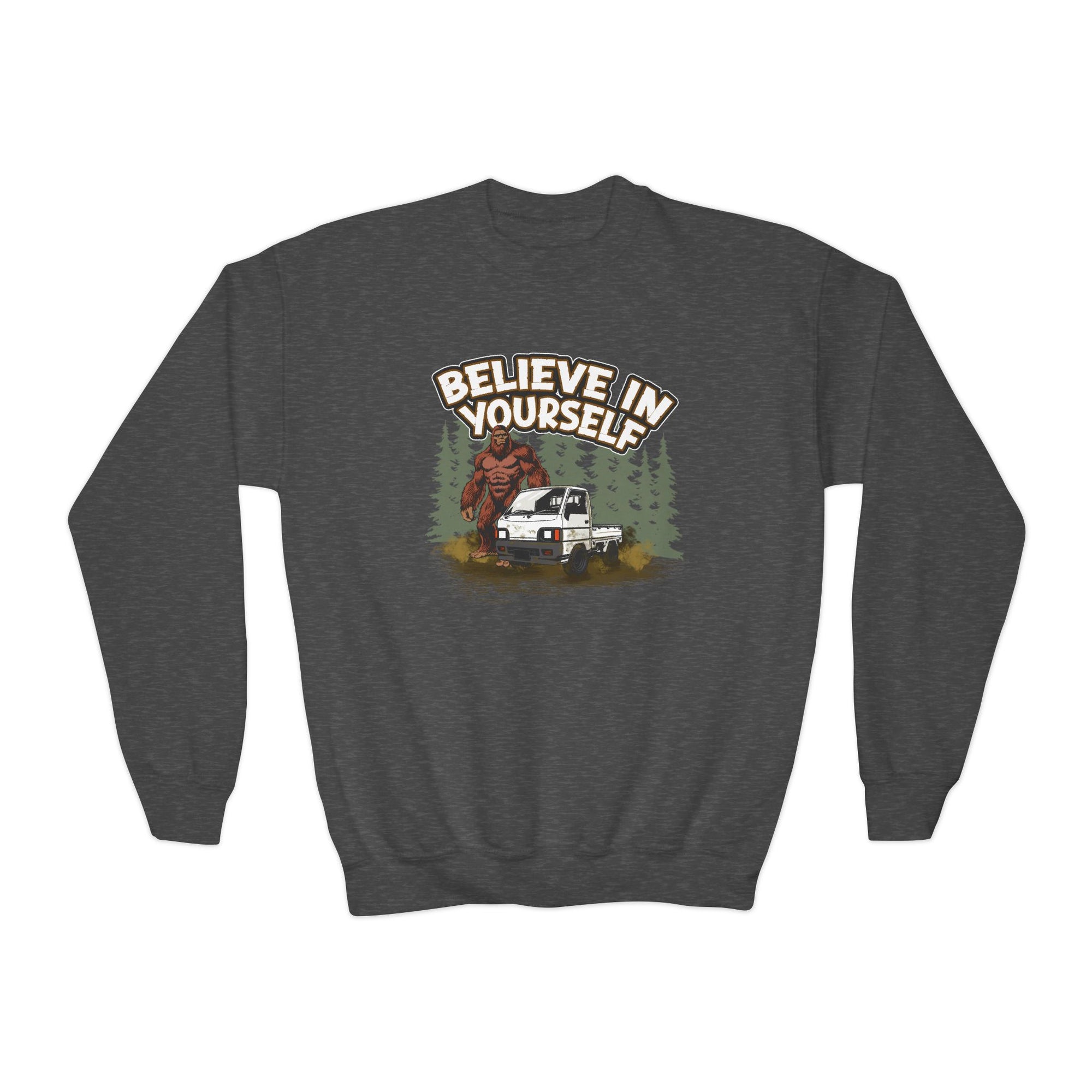 Sasquatch Youth Crewneck Kei Truck Sweatshirt