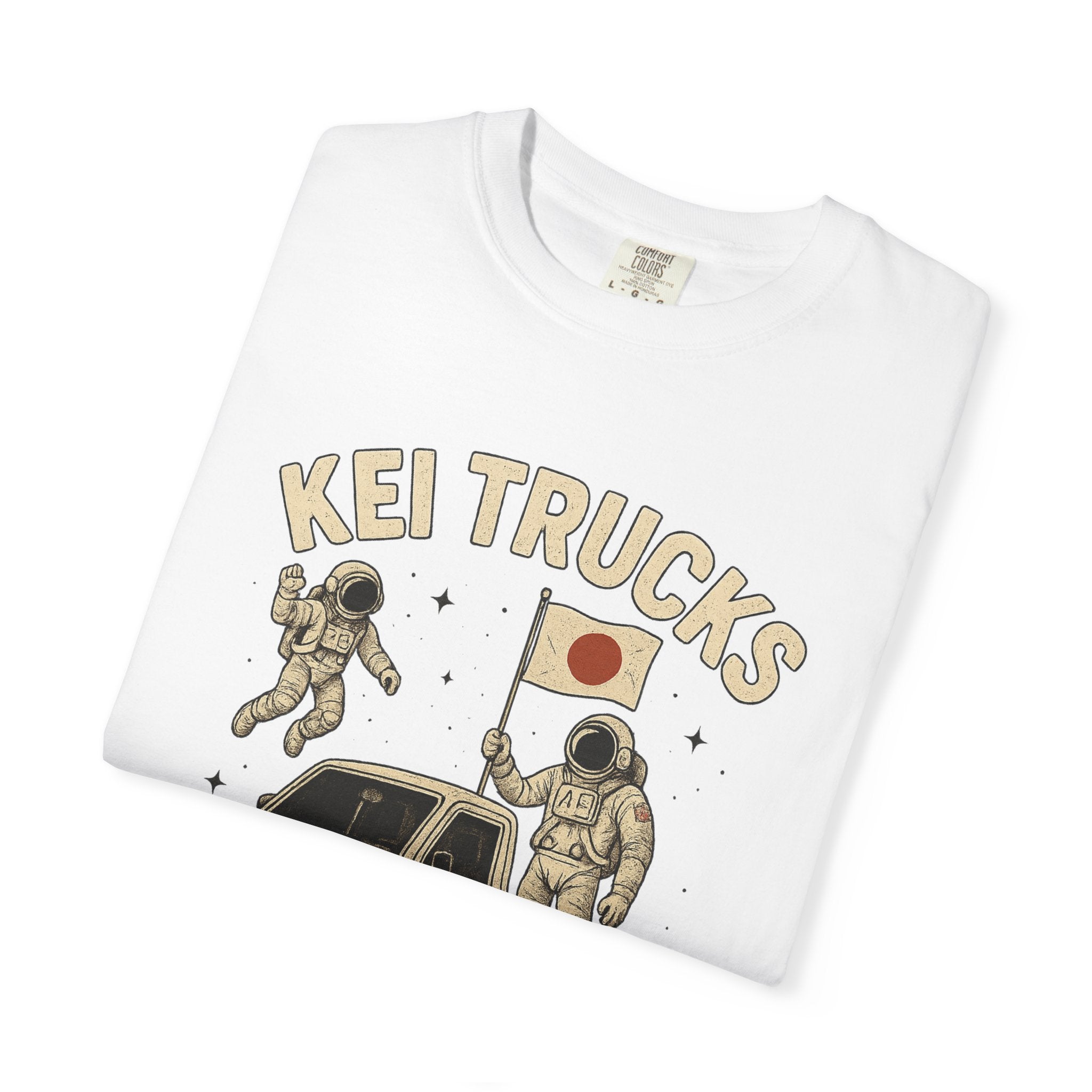 Kei Trucks Go Anywhere T-Shirt — Astronaut Mini Truck Tee