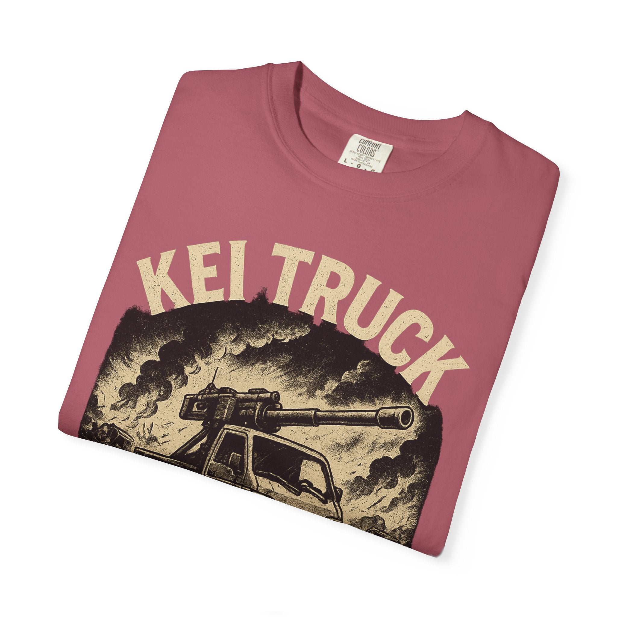 Kei Truck Tough Graphic T-Shirt — Retro Mini Truck Adventure Tee