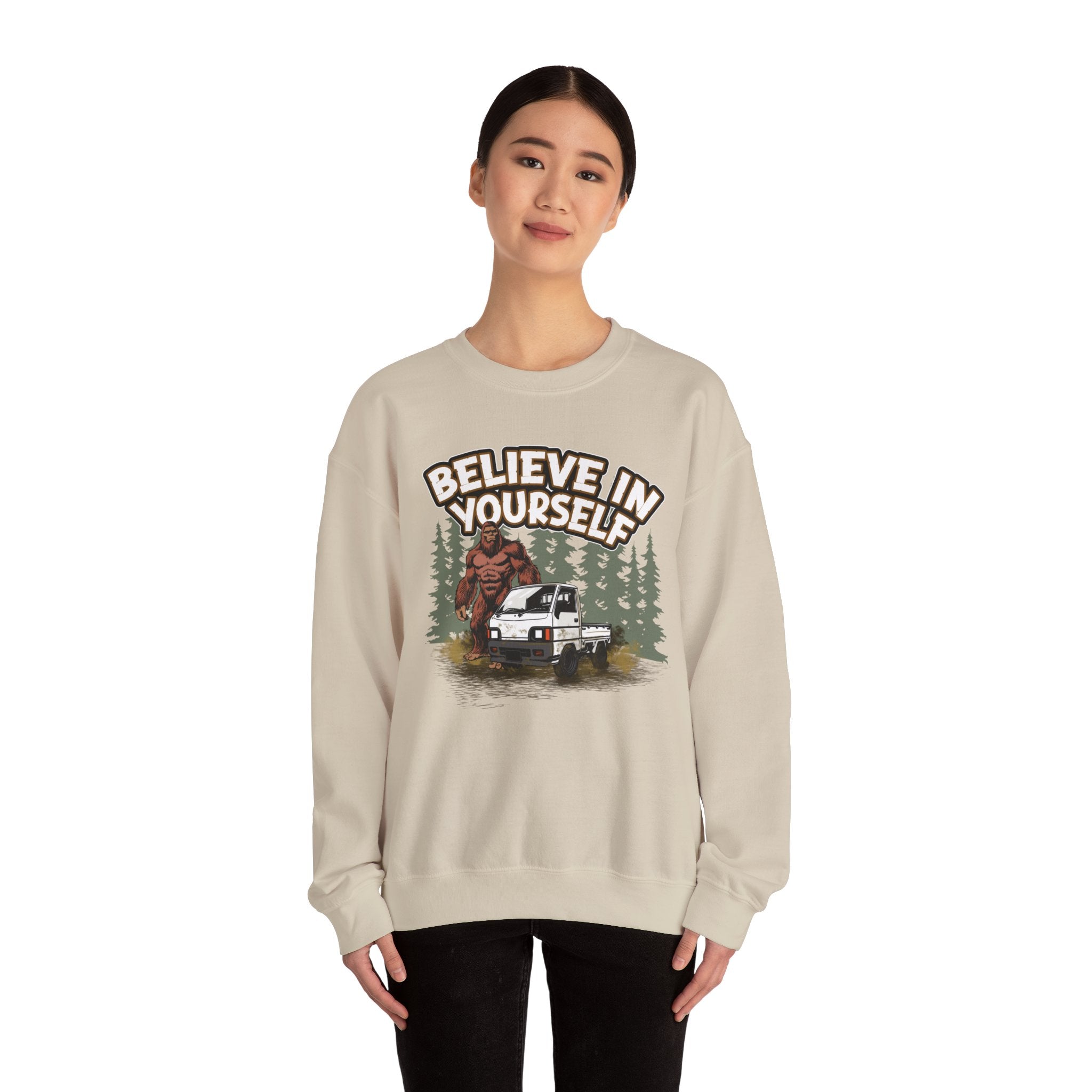 Sasquatch Kei Truck Crewneck Sweatshirt