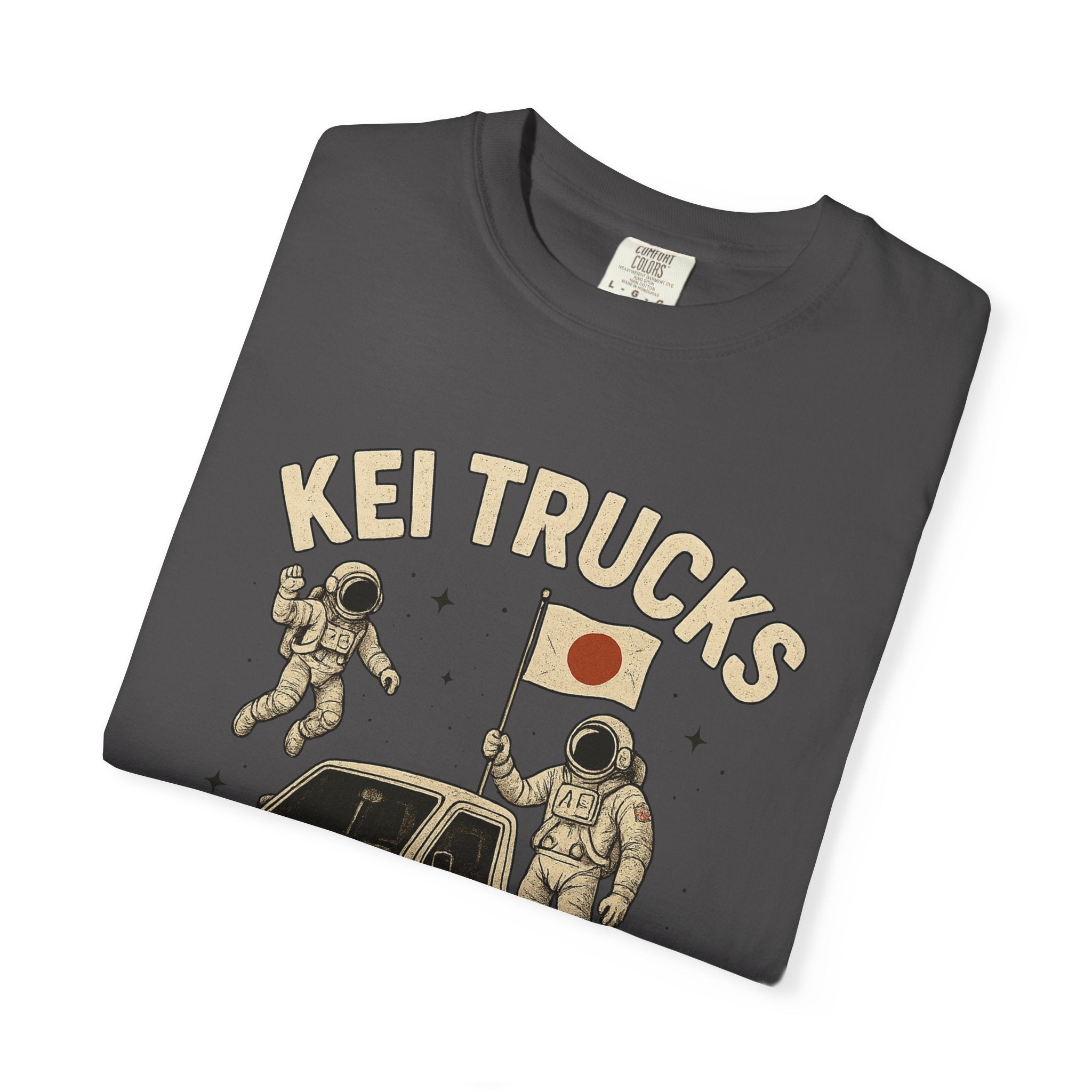 Kei Trucks Go Anywhere T-Shirt — Astronaut Mini Truck Tee