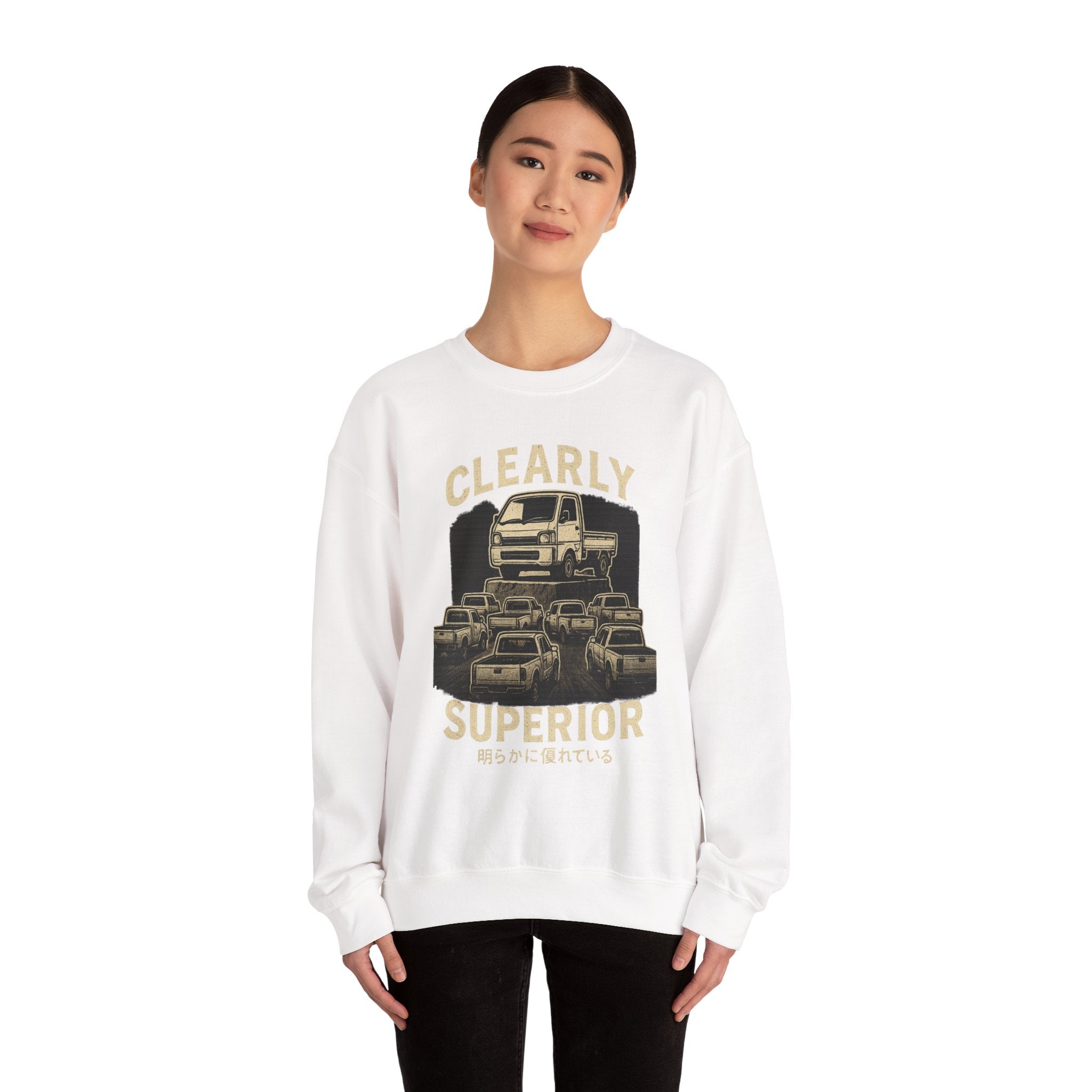 Clearly Superior Kei Truck Heavy Blend™ Crewneck Sweatshirt