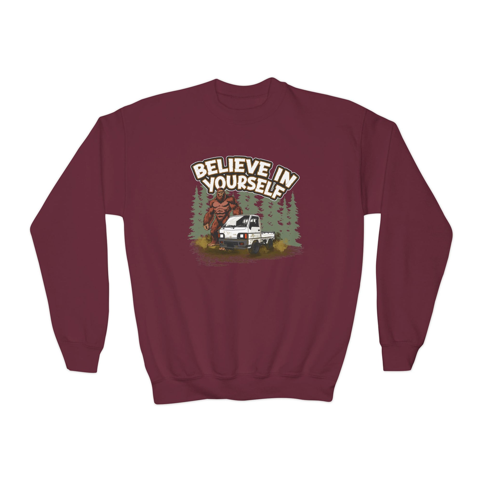 Sasquatch Youth Crewneck Kei Truck Sweatshirt