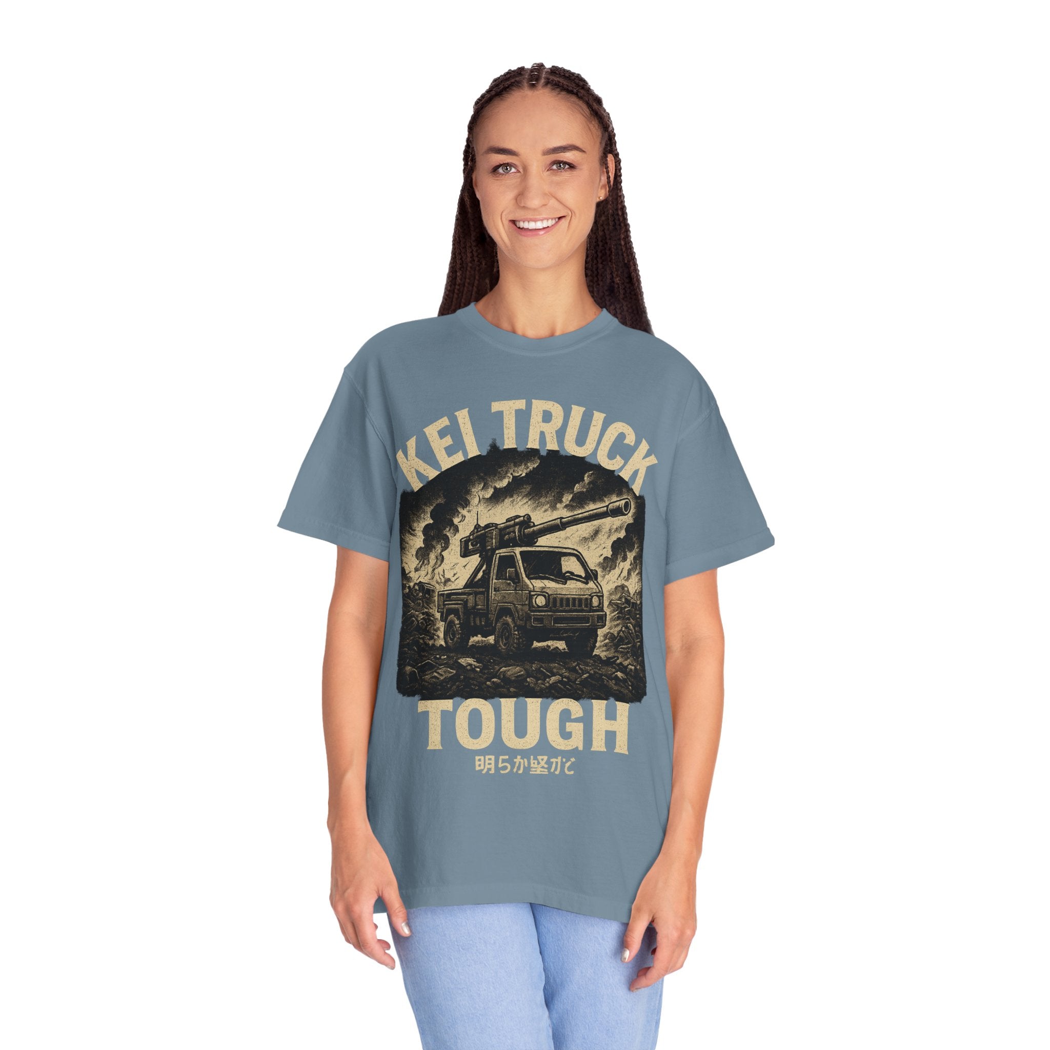 Kei Truck Tough Graphic T-Shirt — Retro Mini Truck Adventure Tee