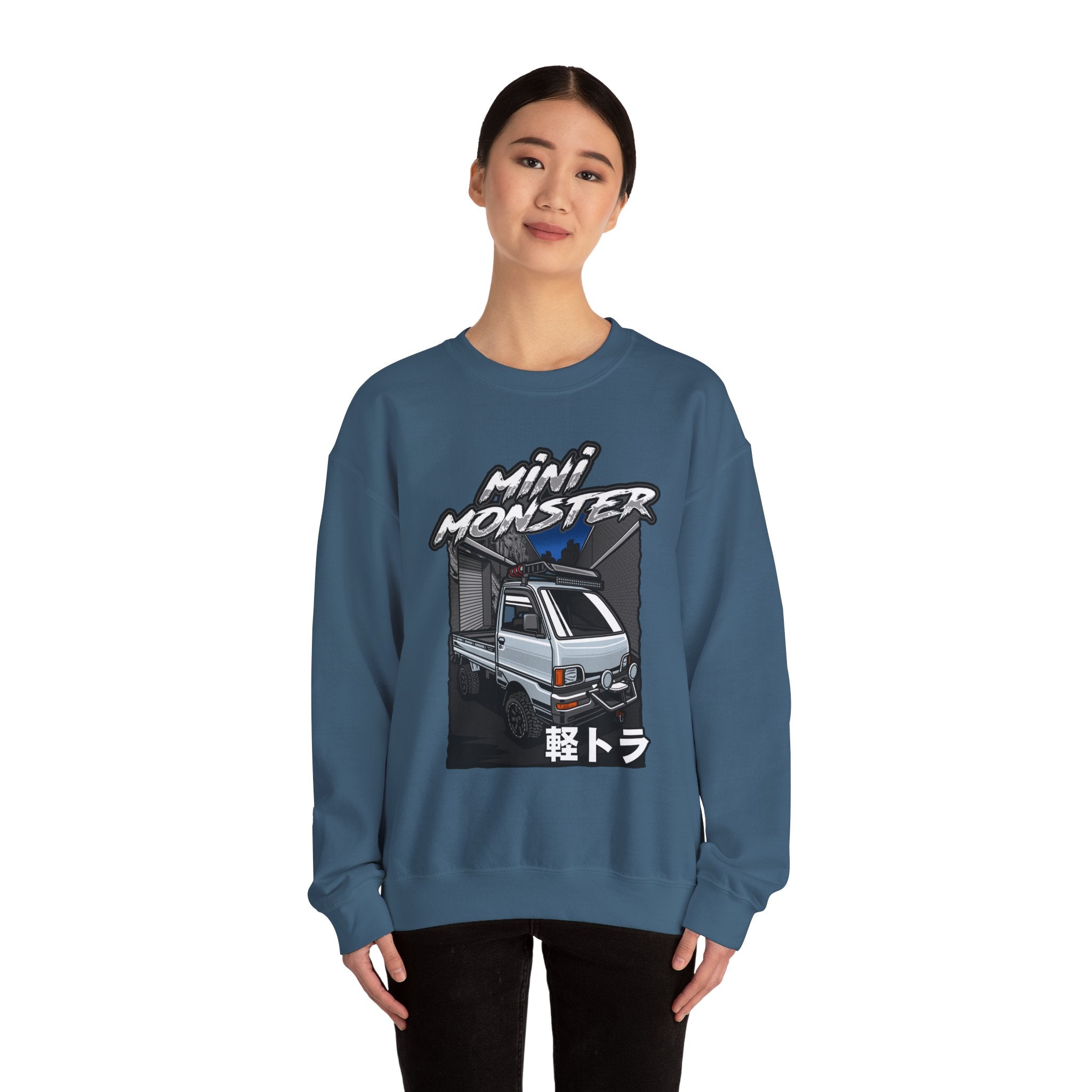 Mini Monster Truck Heavy Blend™ Crewneck Sweatshirt