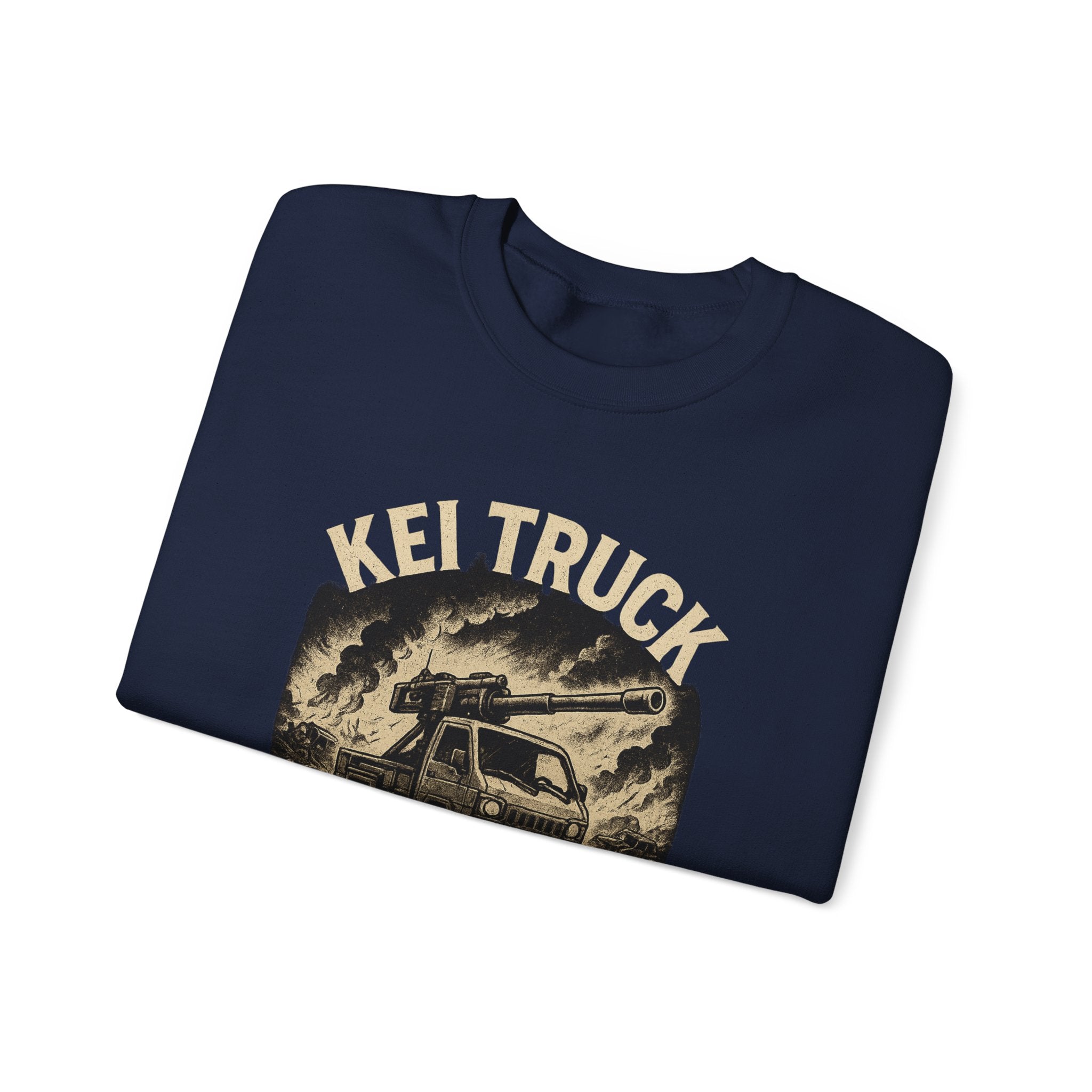 Kei Truck Tough Vintage Off-Road Graphic Heavy Blend™ Crewneck Sweatshirt