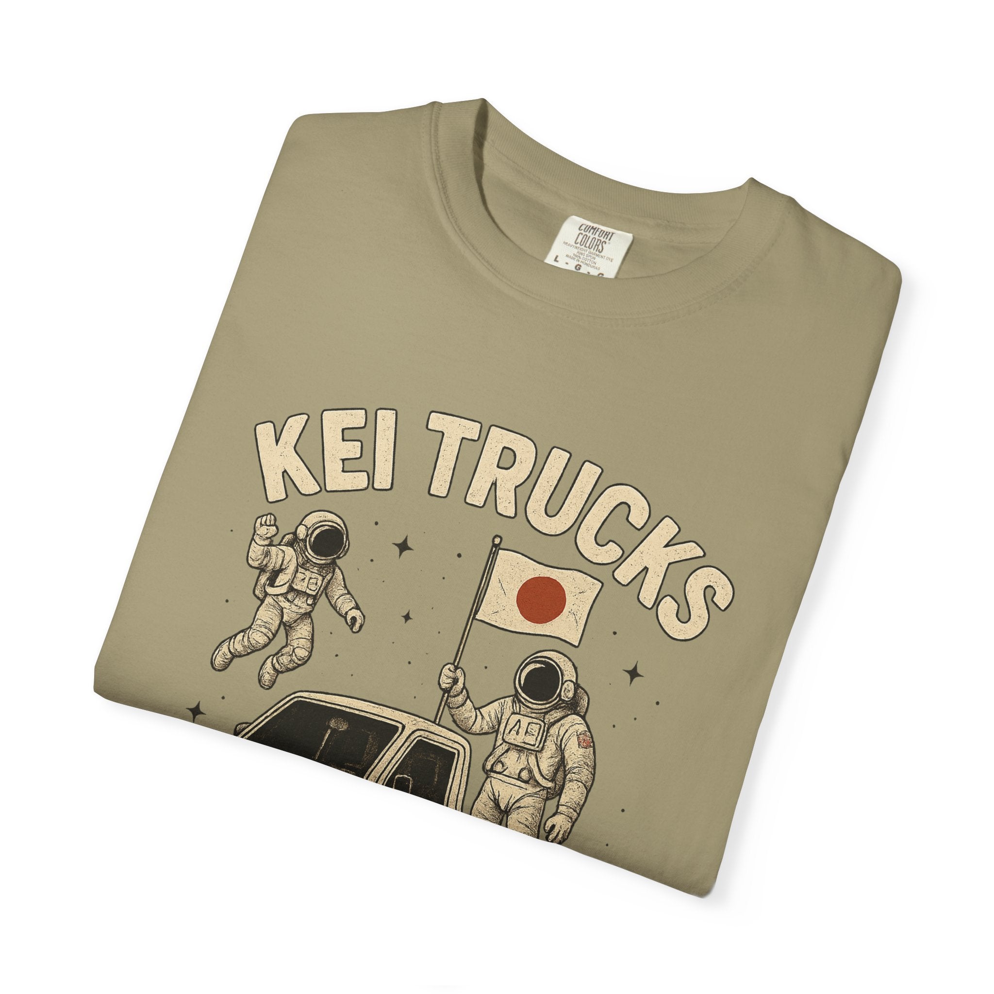 Kei Trucks Go Anywhere T-Shirt — Astronaut Mini Truck Tee