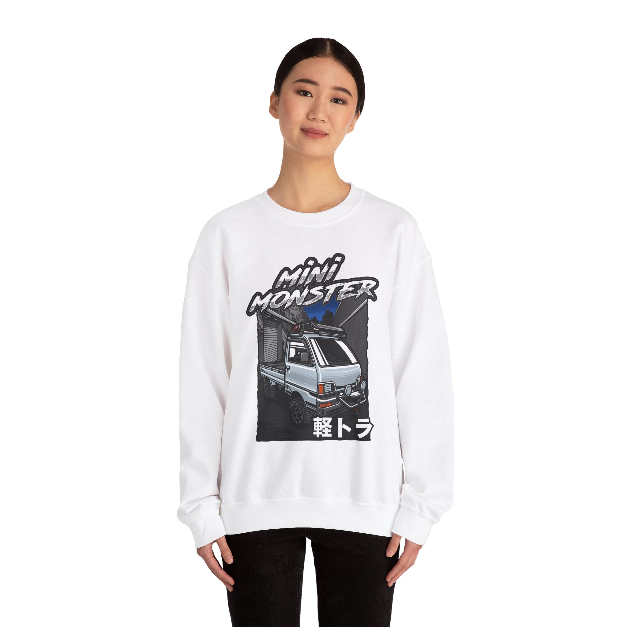 Mini Monster Truck Heavy Blend™ Crewneck Sweatshirt