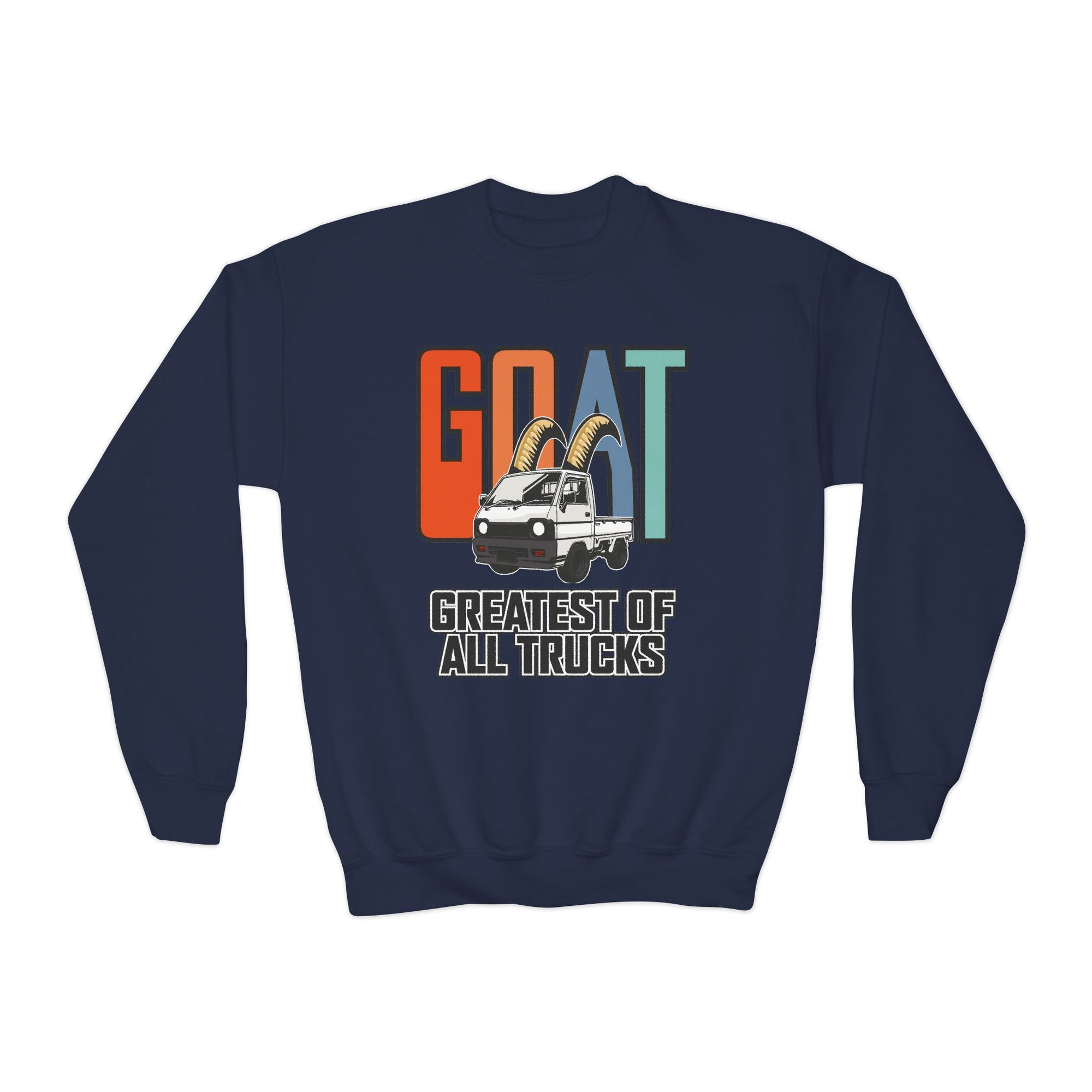 GOAT Youth Crewneck Kei Truck Sweatshirt - Greatest of All Trucks