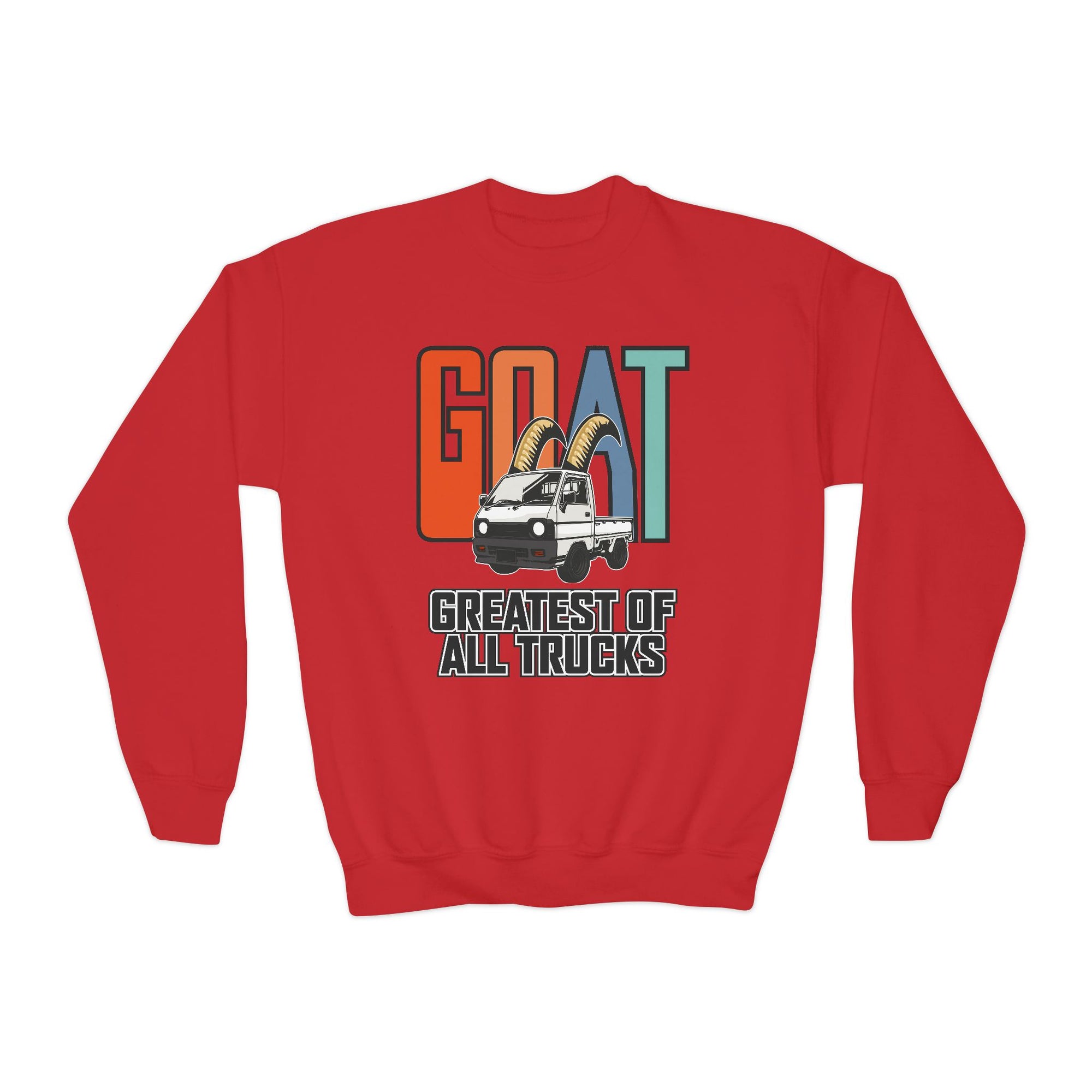 GOAT Youth Crewneck Kei Truck Sweatshirt - Greatest of All Trucks