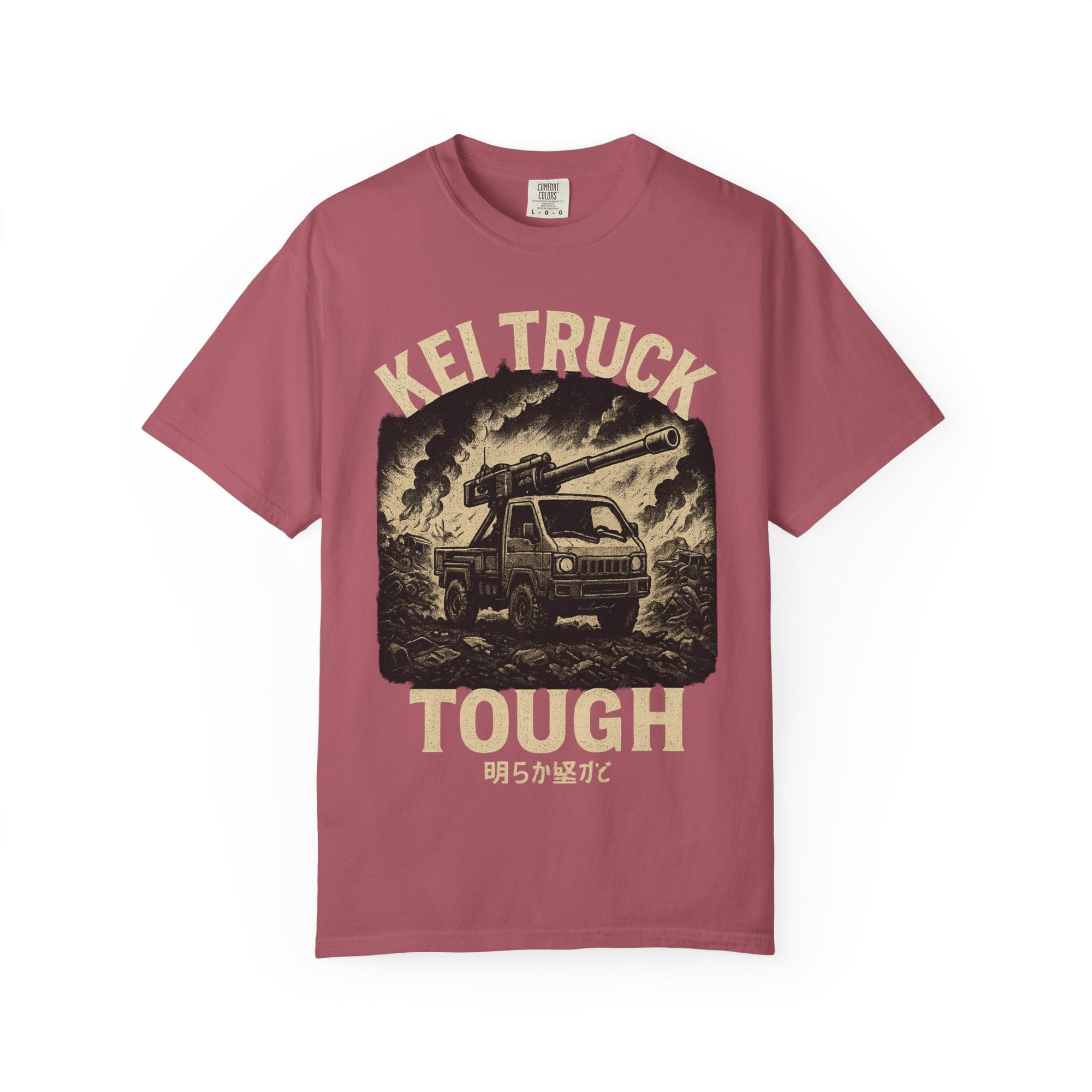 Kei Truck Tough Graphic T-Shirt — Retro Mini Truck Adventure Tee