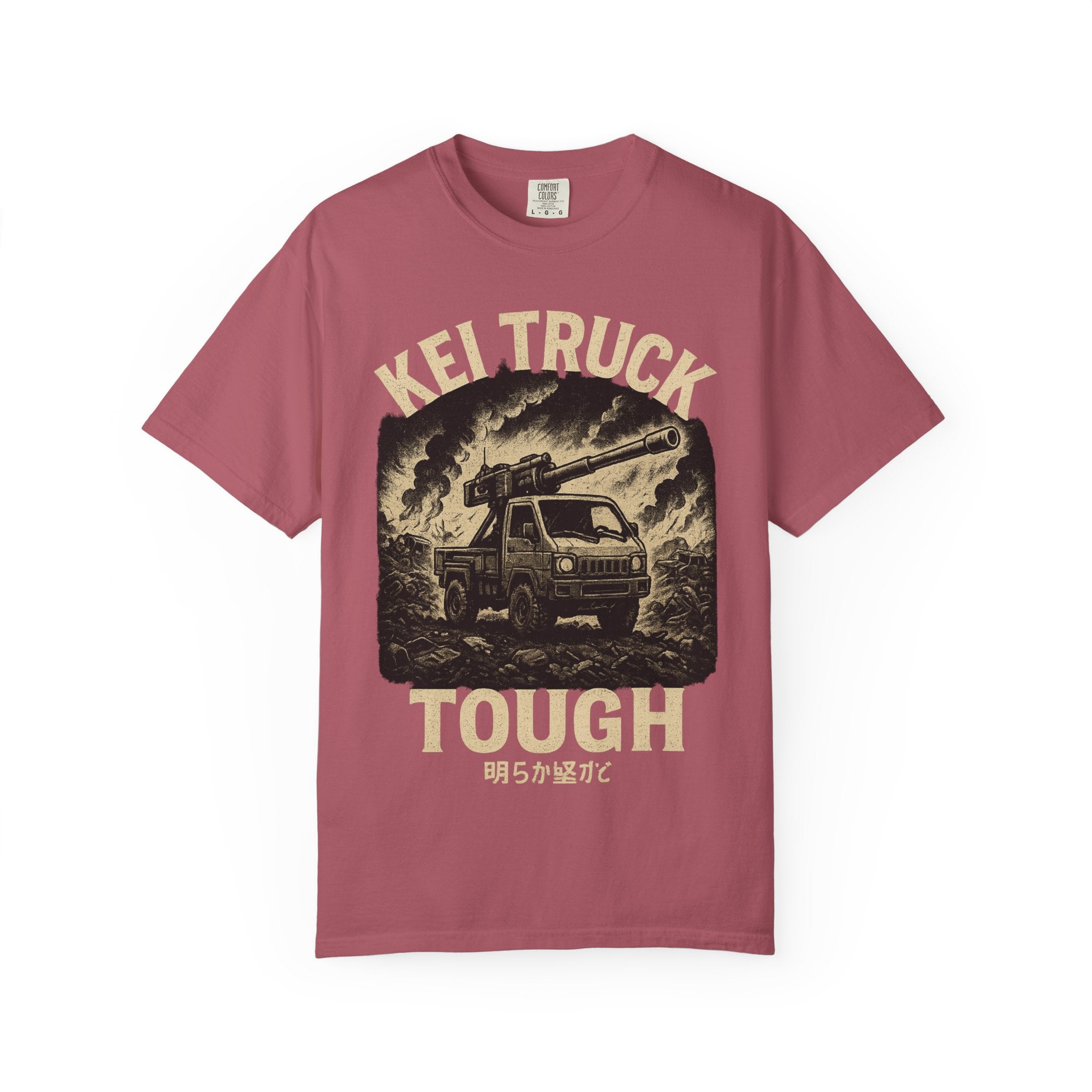 Kei Truck Tough Graphic T-Shirt — Retro Mini Truck Adventure Tee