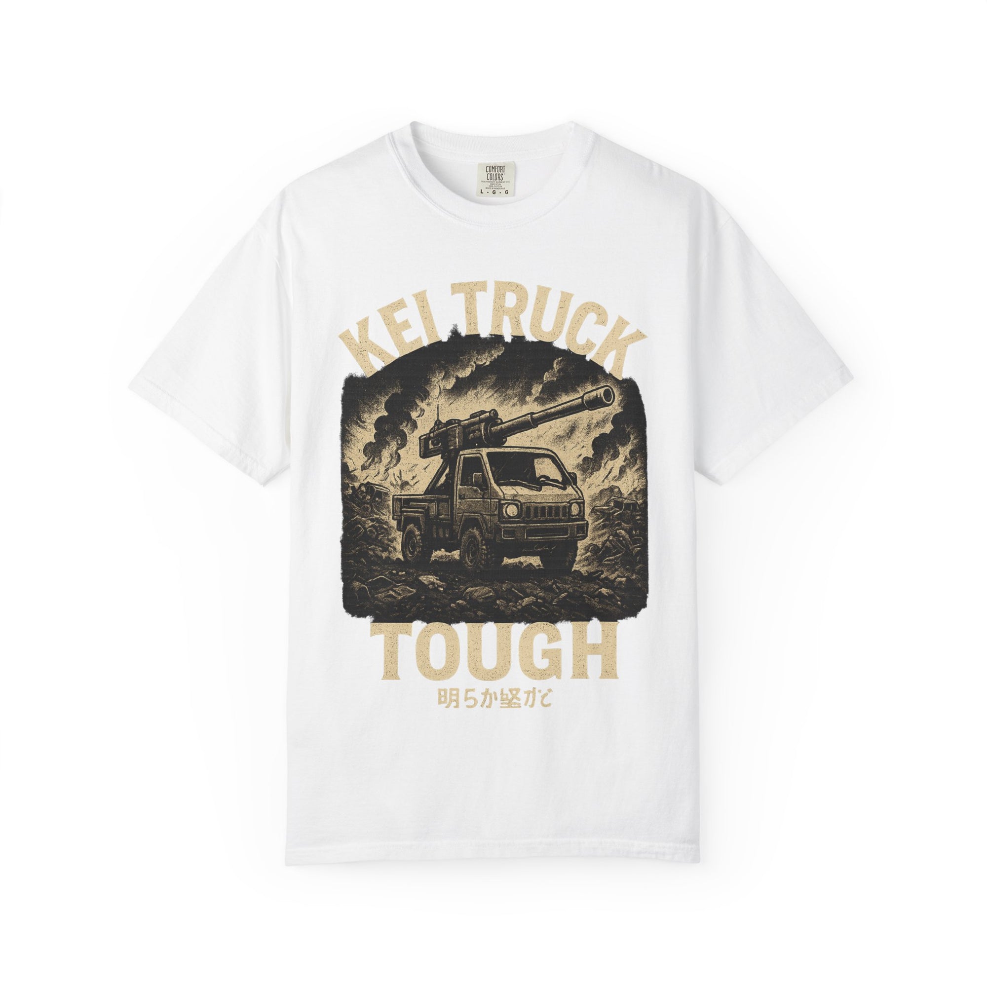 Kei Truck Tough Graphic T-Shirt — Retro Mini Truck Adventure Tee