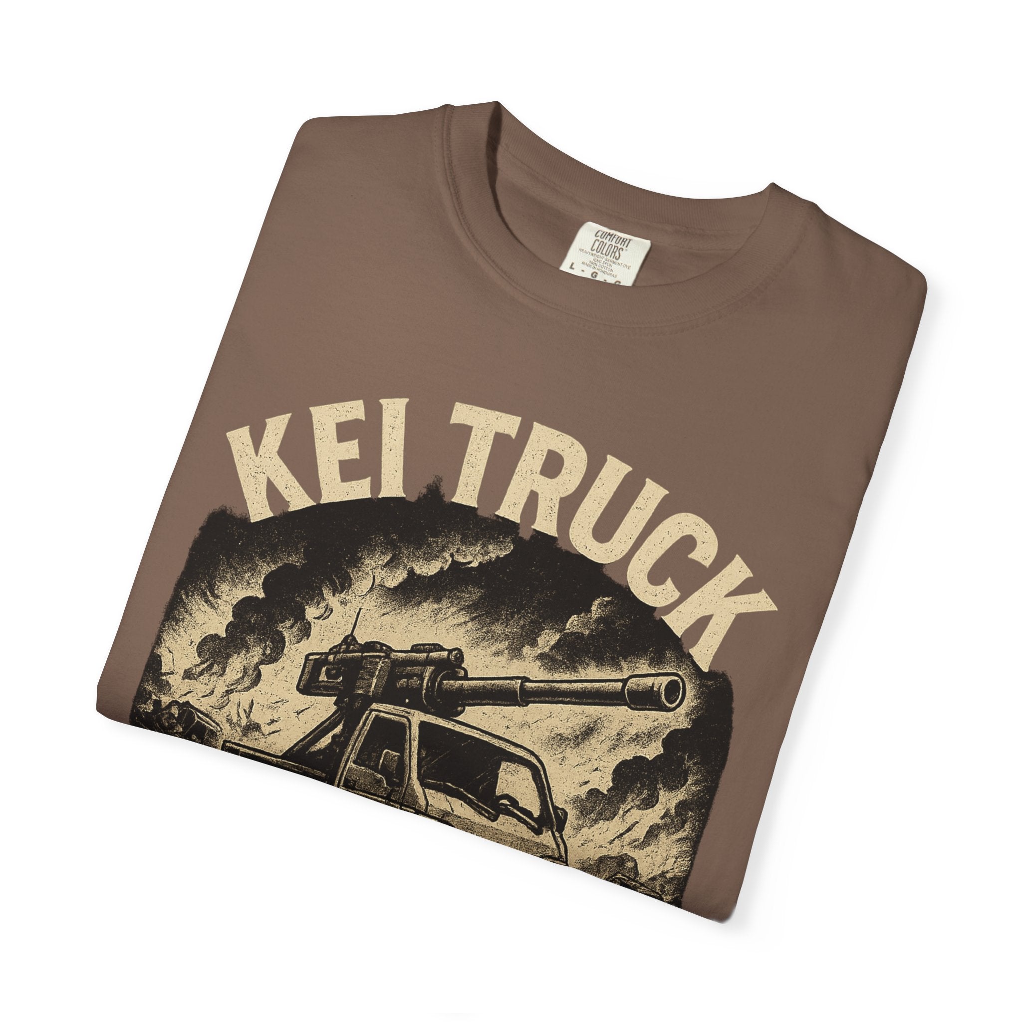 Kei Truck Tough Graphic T-Shirt — Retro Mini Truck Adventure Tee