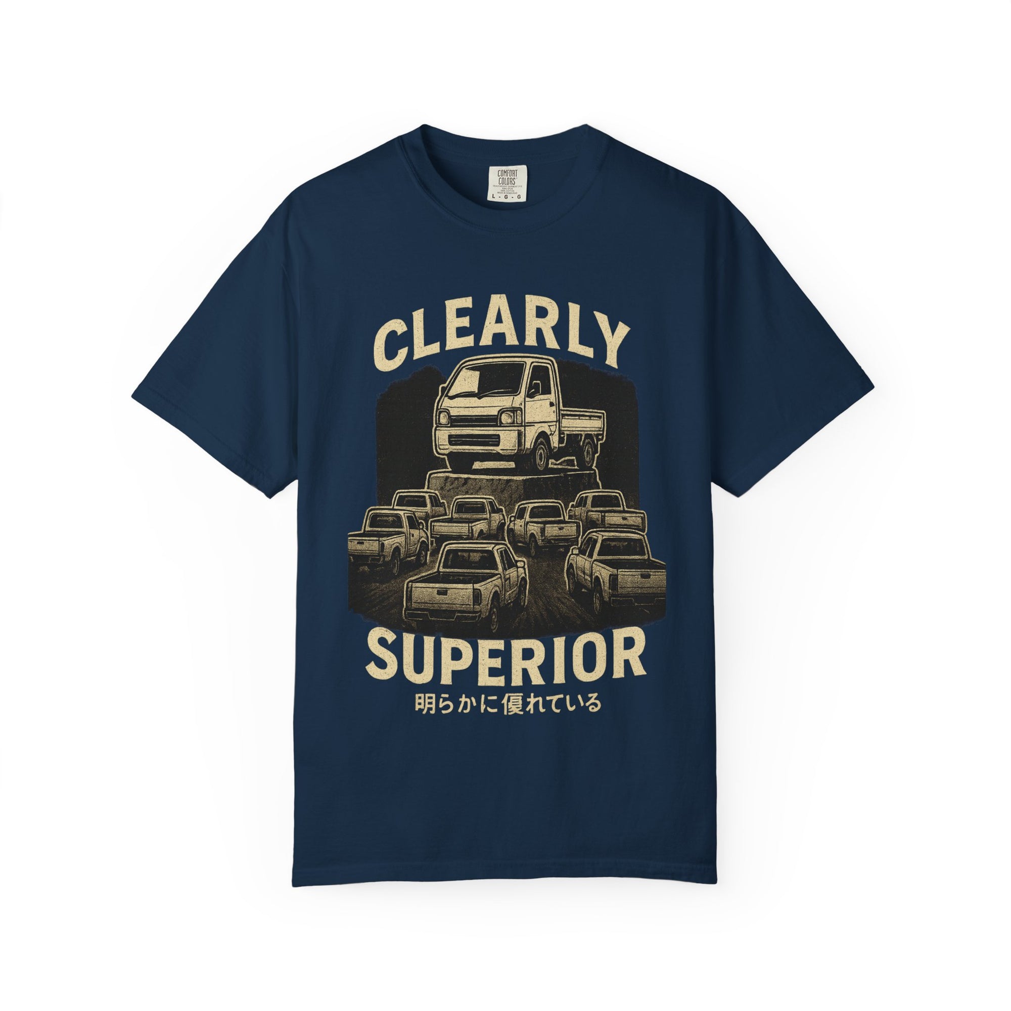 Clearly Superior Kei Truck T-Shirt — Retro Car Crew Graphic Tee
