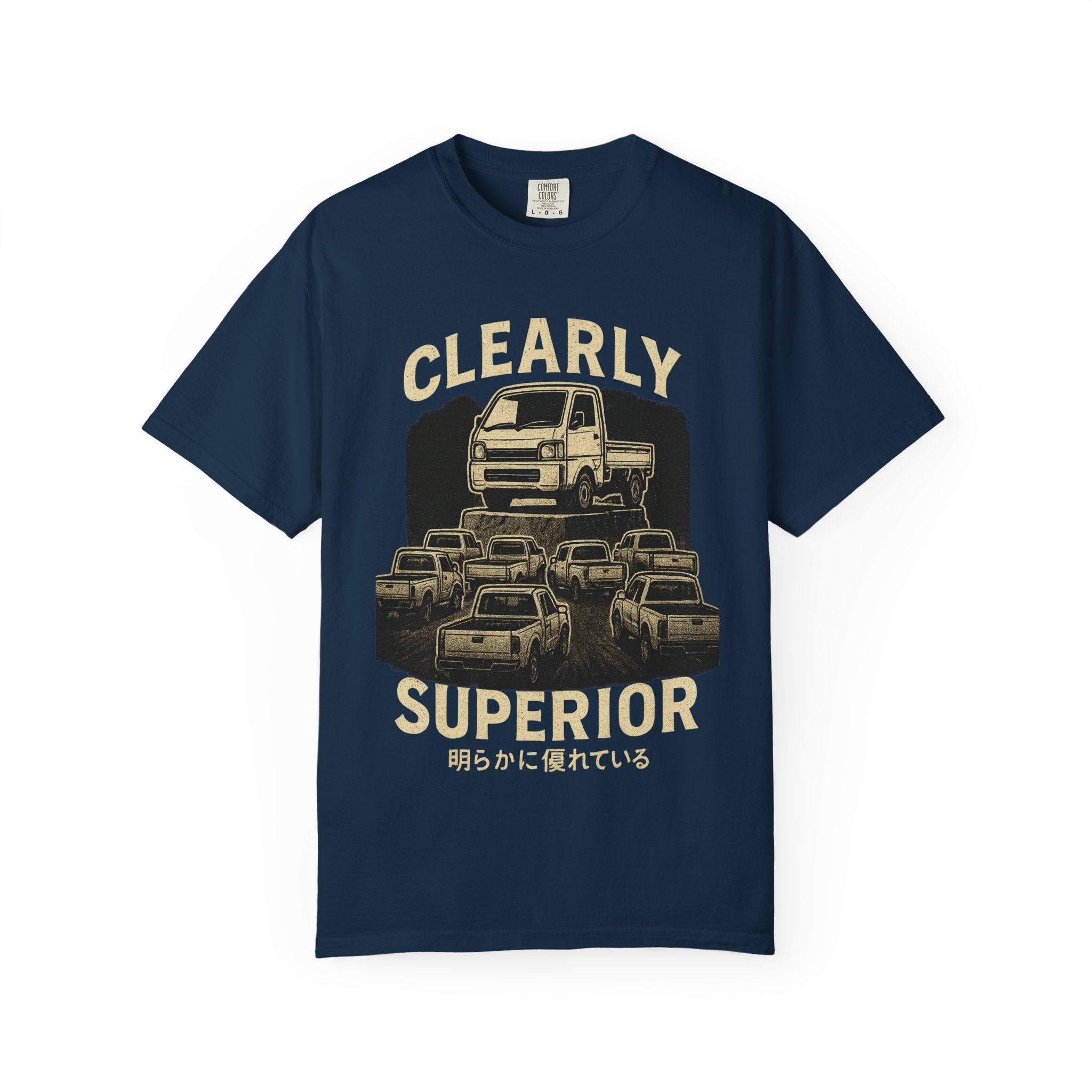 Clearly Superior Kei Truck T-Shirt — Retro Car Crew Graphic Tee