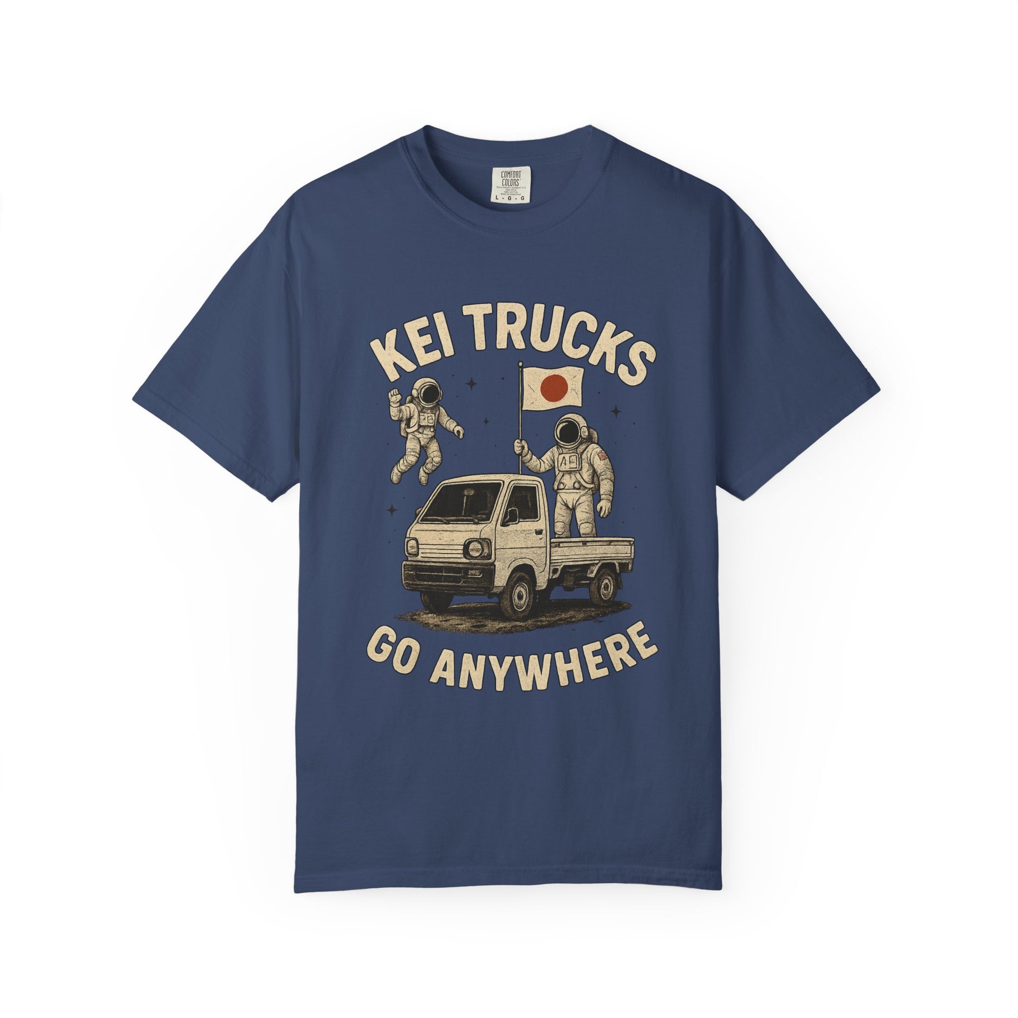 Kei Trucks Go Anywhere T-Shirt — Astronaut Mini Truck Tee