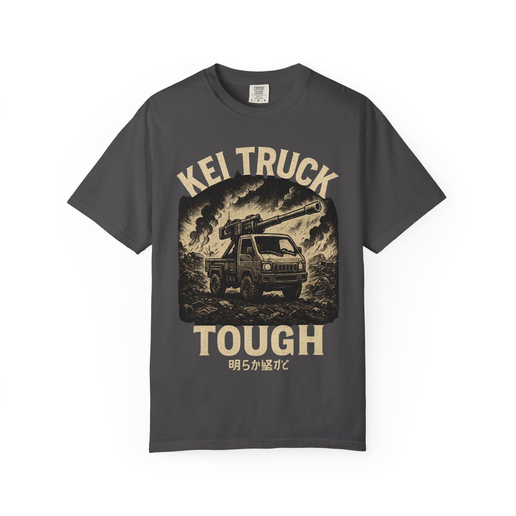 Kei Truck Tough Graphic T-Shirt — Retro Mini Truck Adventure Tee