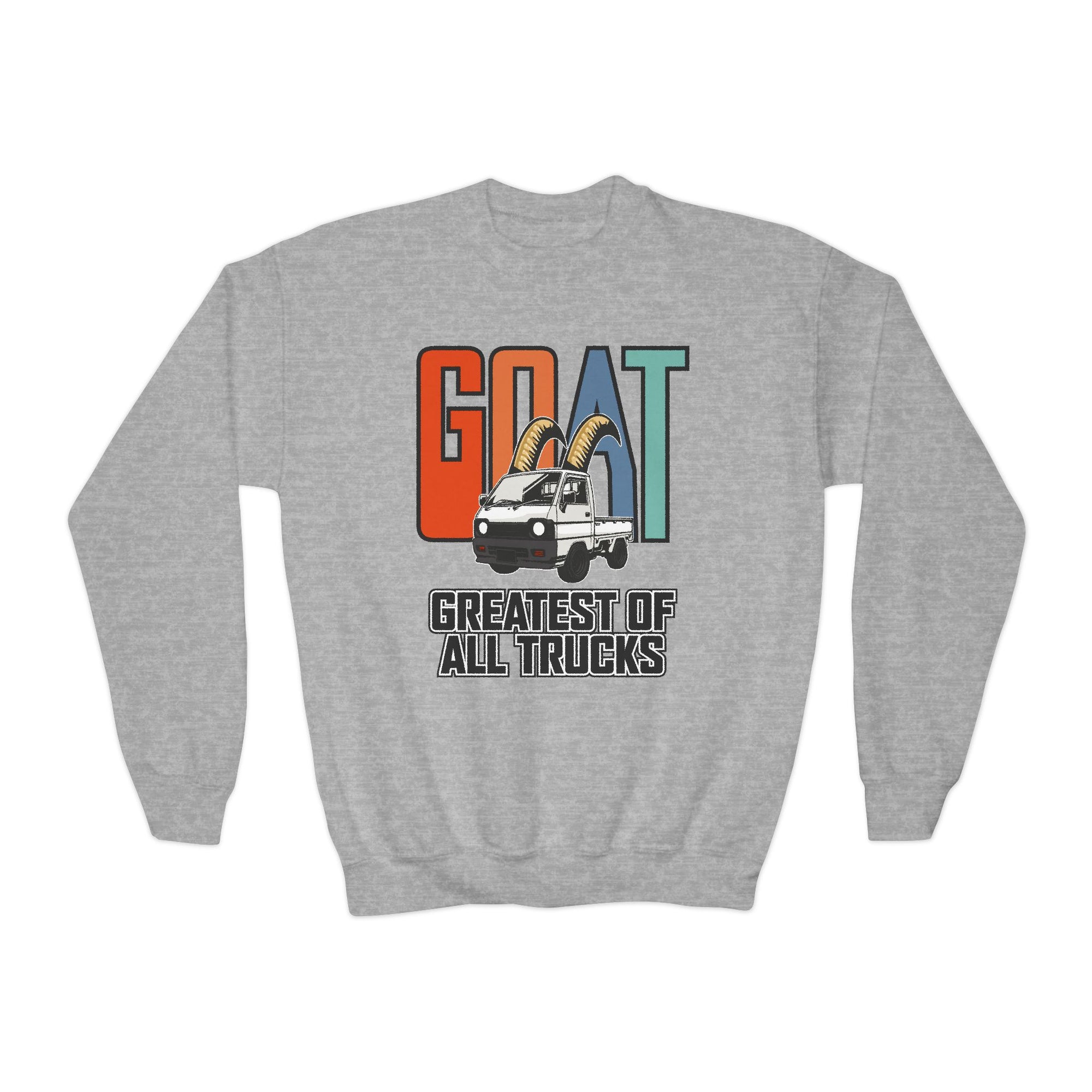 GOAT Youth Crewneck Kei Truck Sweatshirt - Greatest of All Trucks