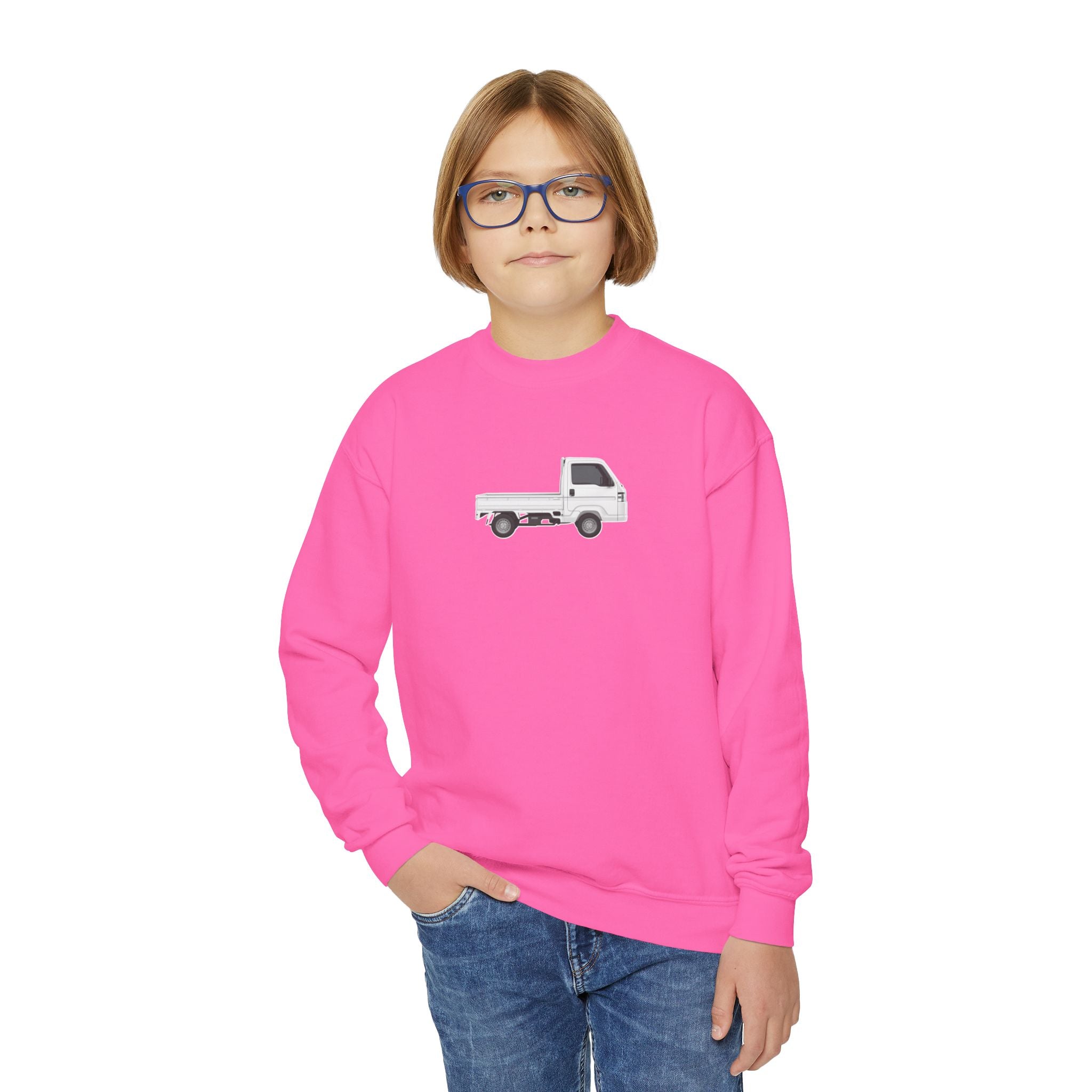 Kids Kei Truck Crewneck Sweatshirt