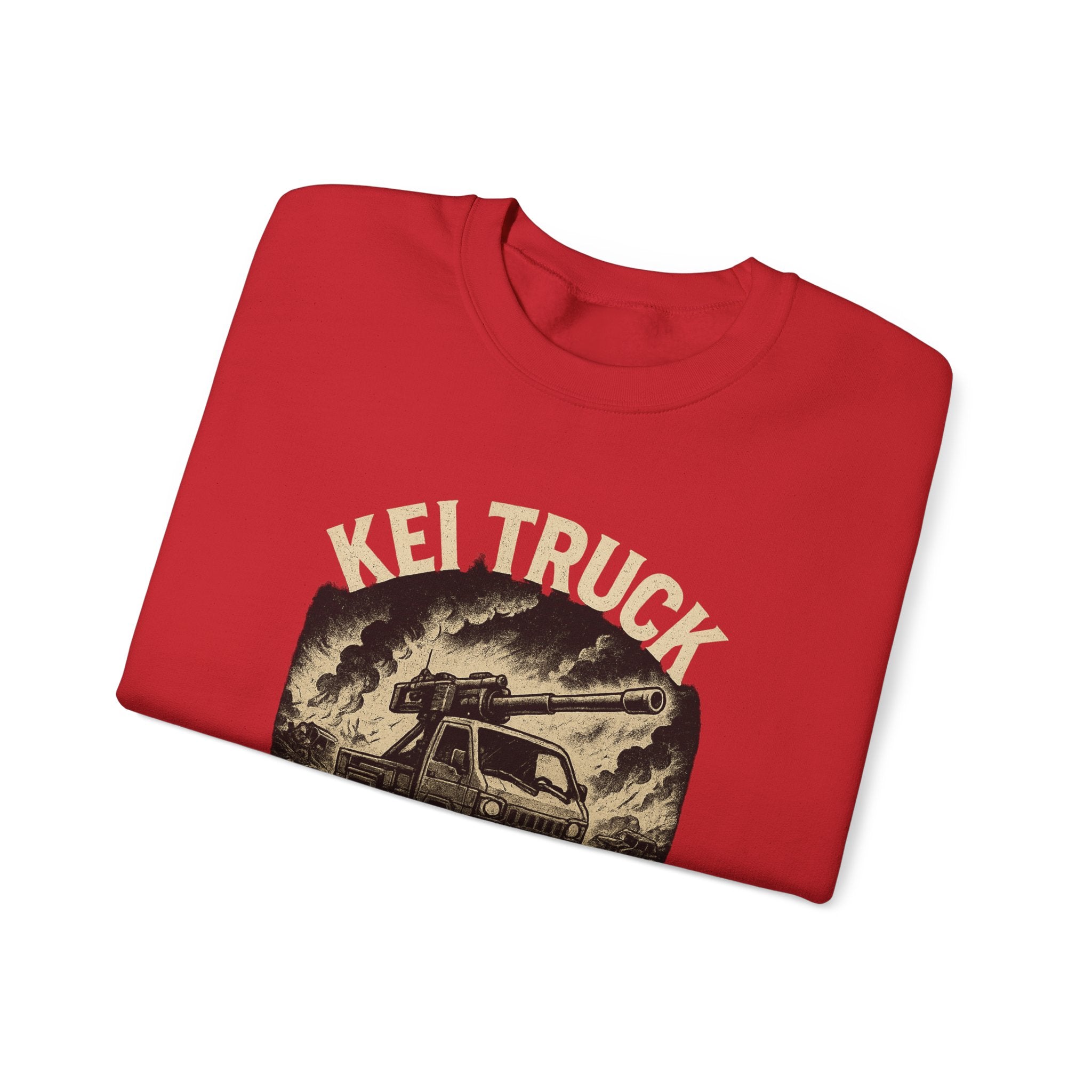 Kei Truck Tough Vintage Off-Road Graphic Heavy Blend™ Crewneck Sweatshirt