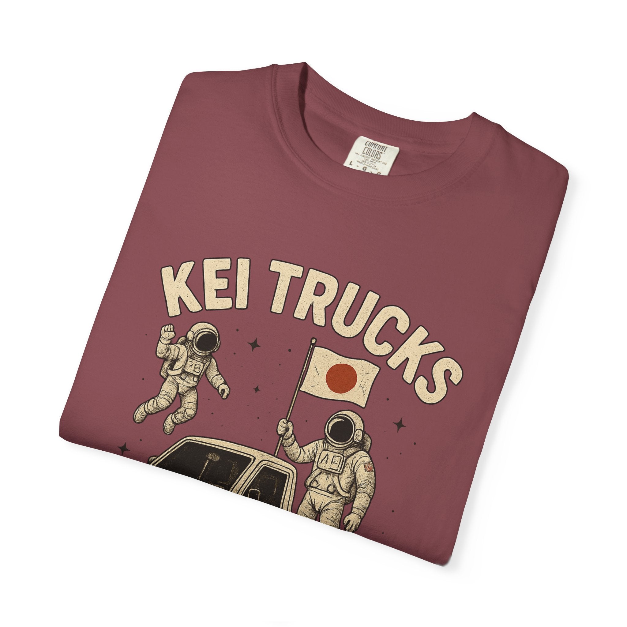 Kei Trucks Go Anywhere T-Shirt — Astronaut Mini Truck Tee