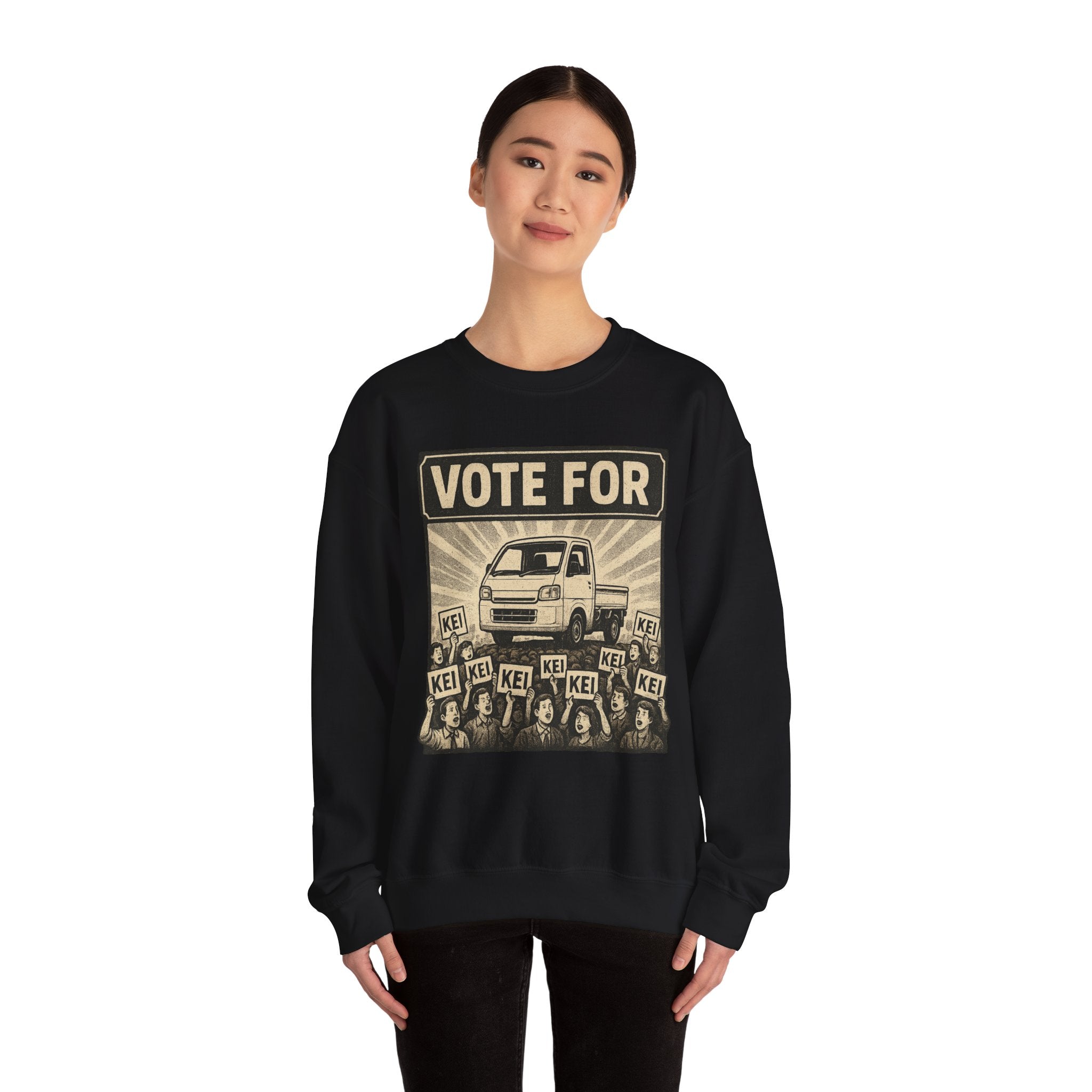 Vote For Kei Trucks Heavy Blend™ Crewneck Sweatshirt