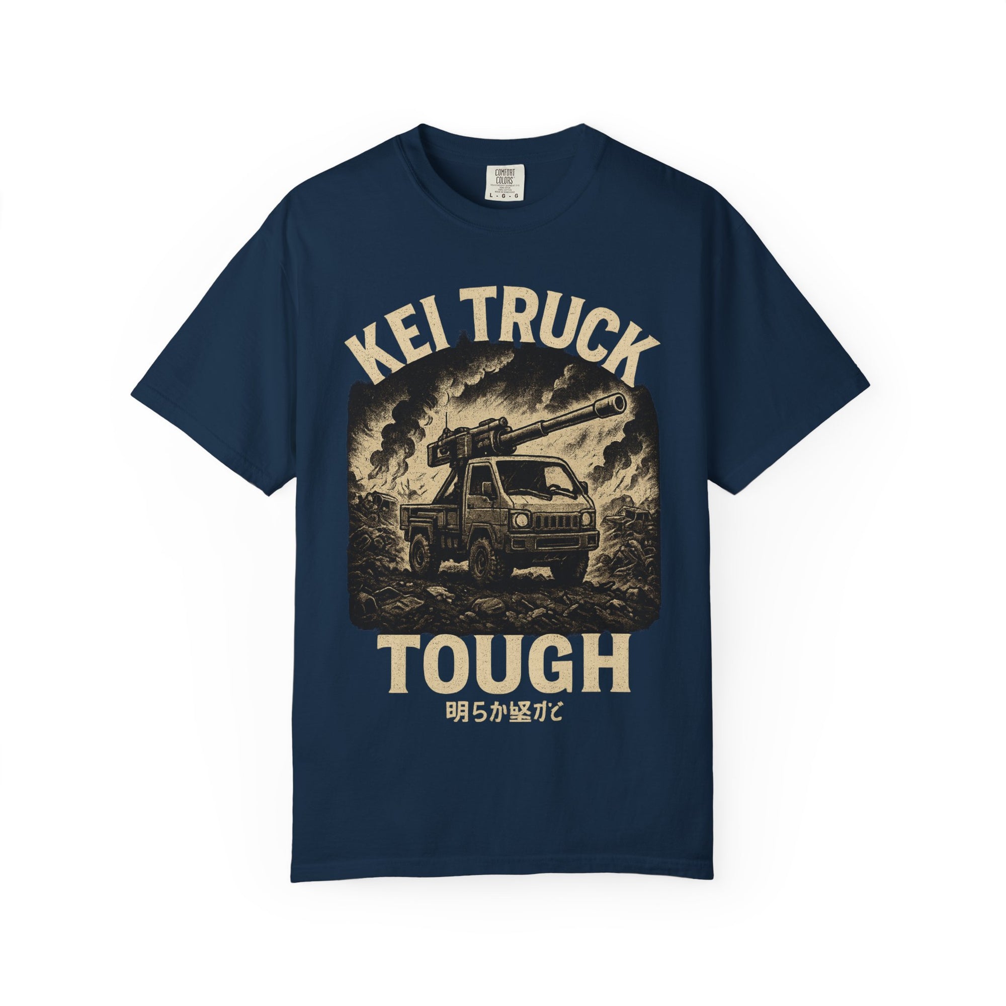 Kei Truck Tough Graphic T-Shirt — Retro Mini Truck Adventure Tee