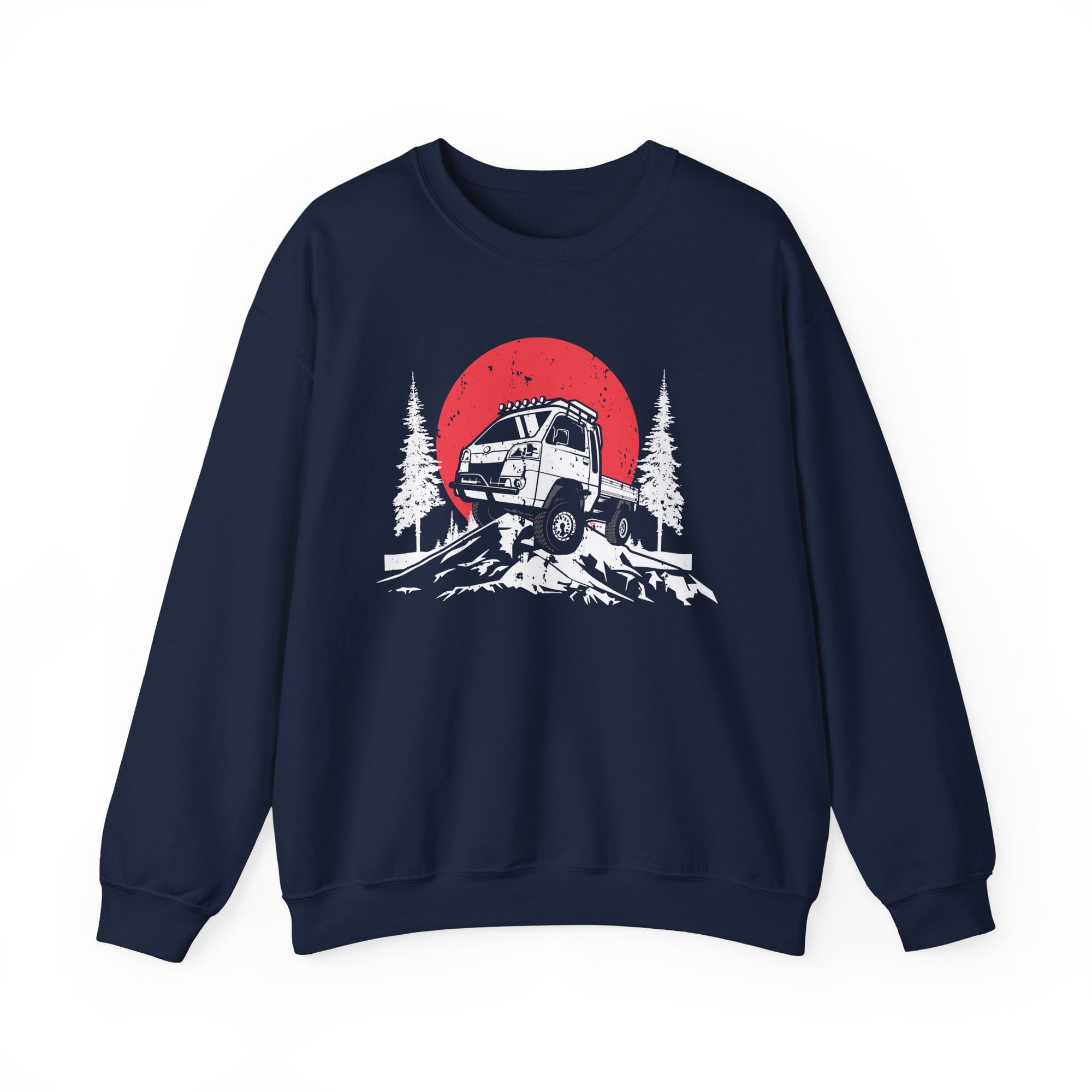 Kei Truck Mountain Crewneck Sweatshirt